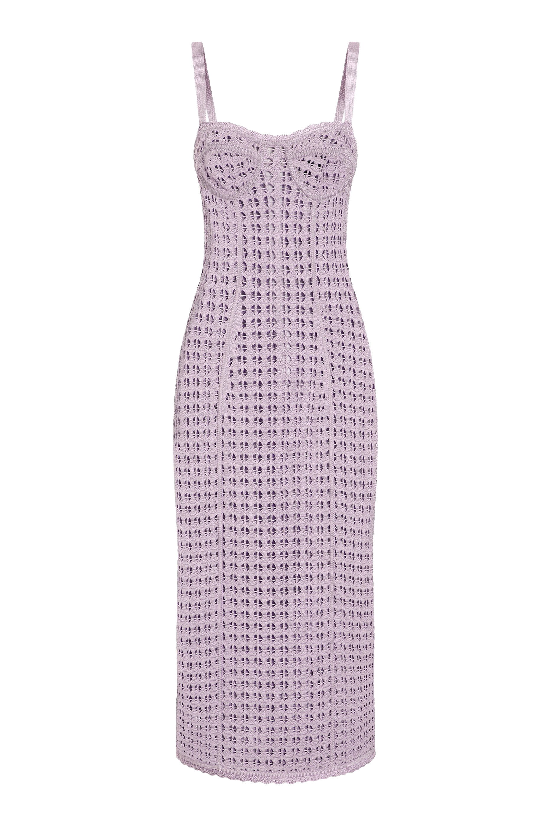 فستان بصدرية كروشيه