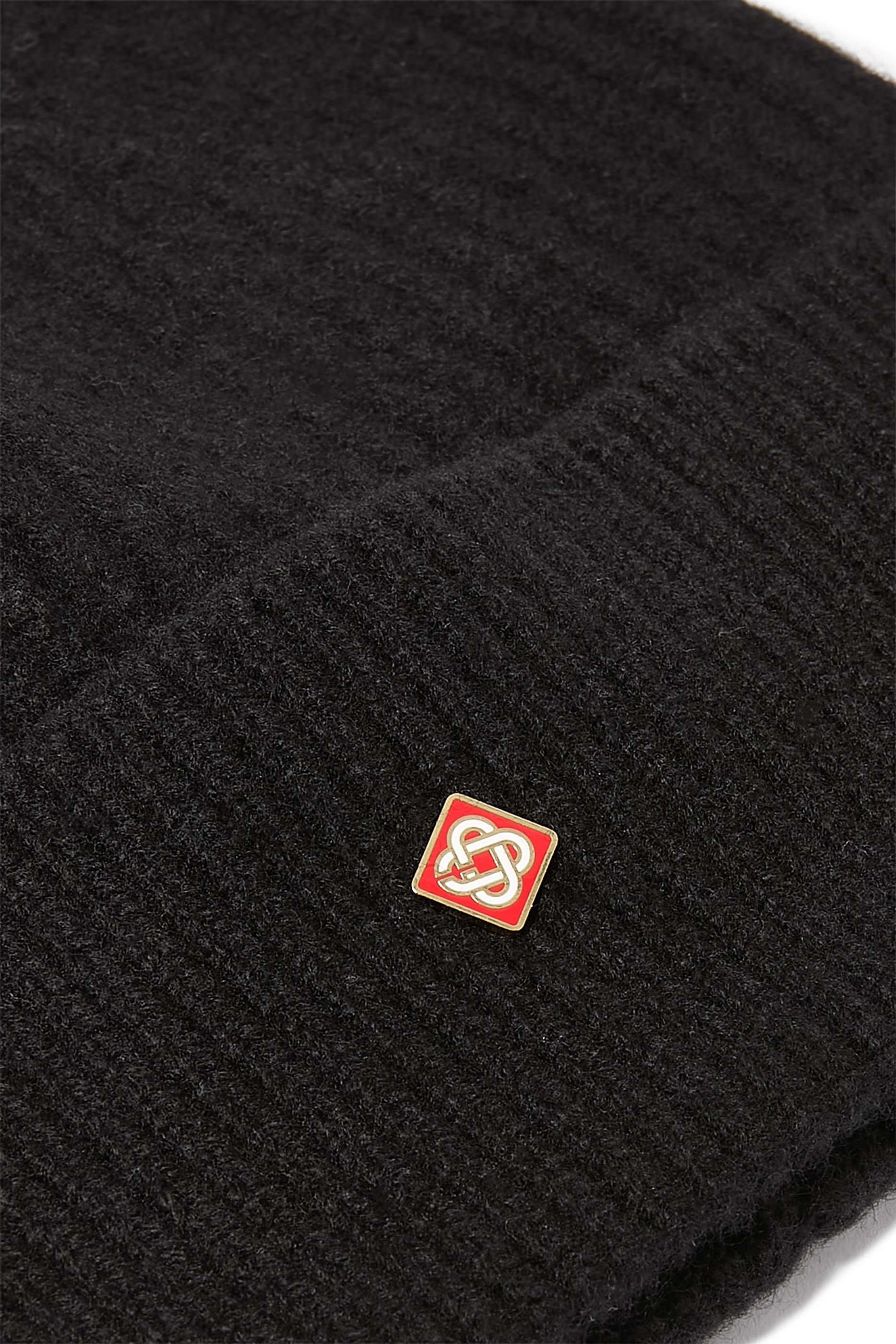 قبعة بيني نسيج صوف مضلع