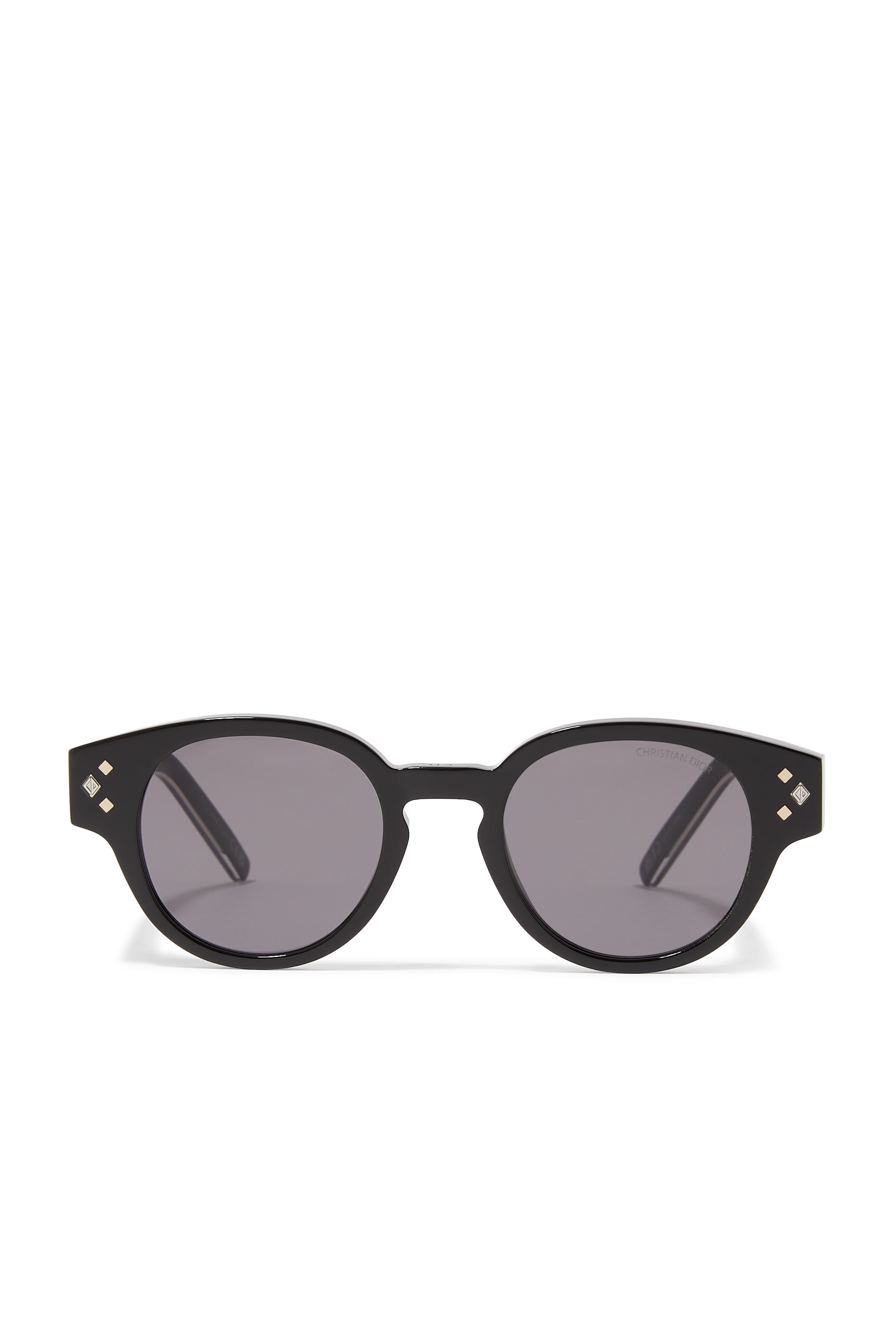 نظارة شمسية ار 2 آي بشعار الماركة وحلي بشكل معين