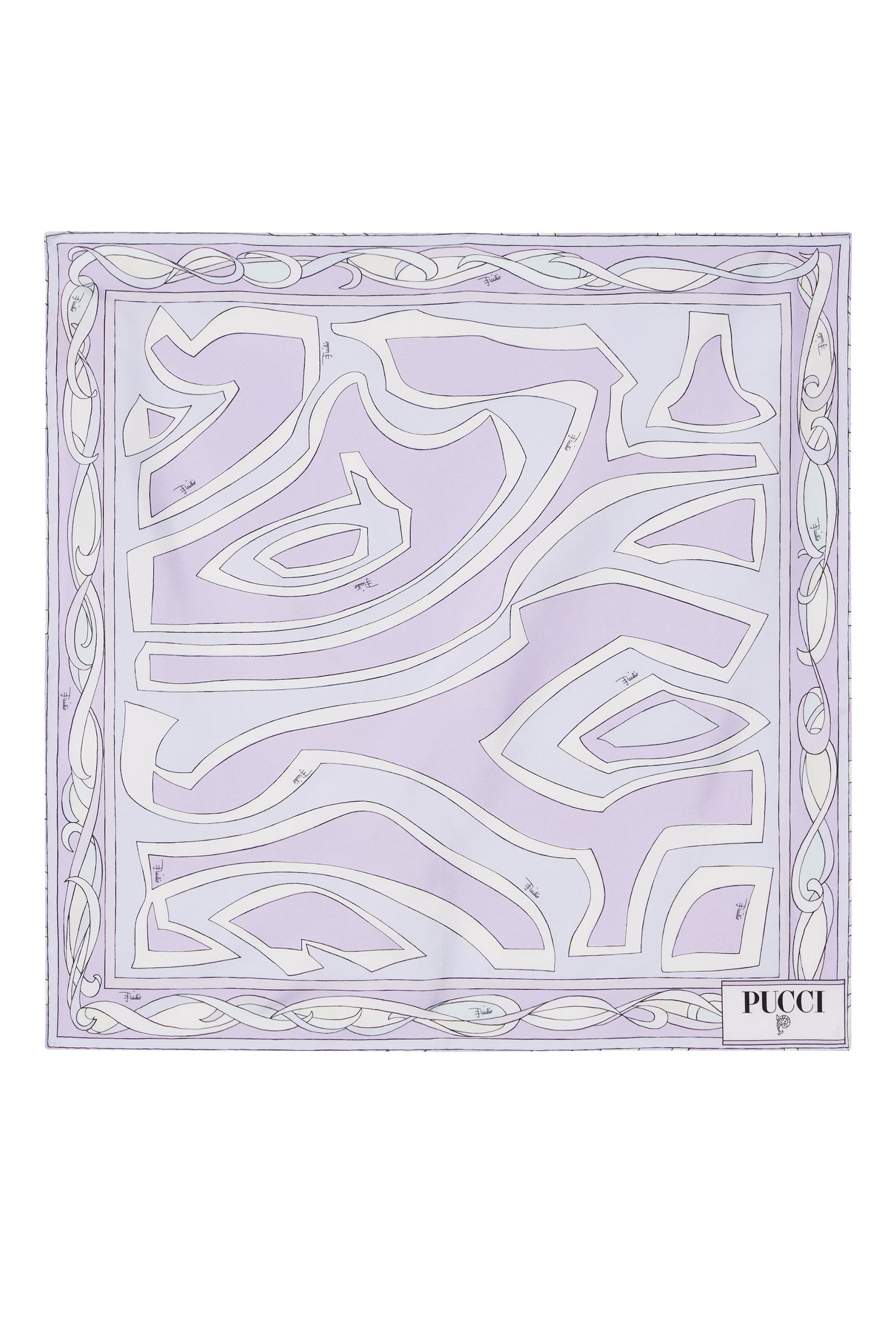 وشاح بطبعة حرير