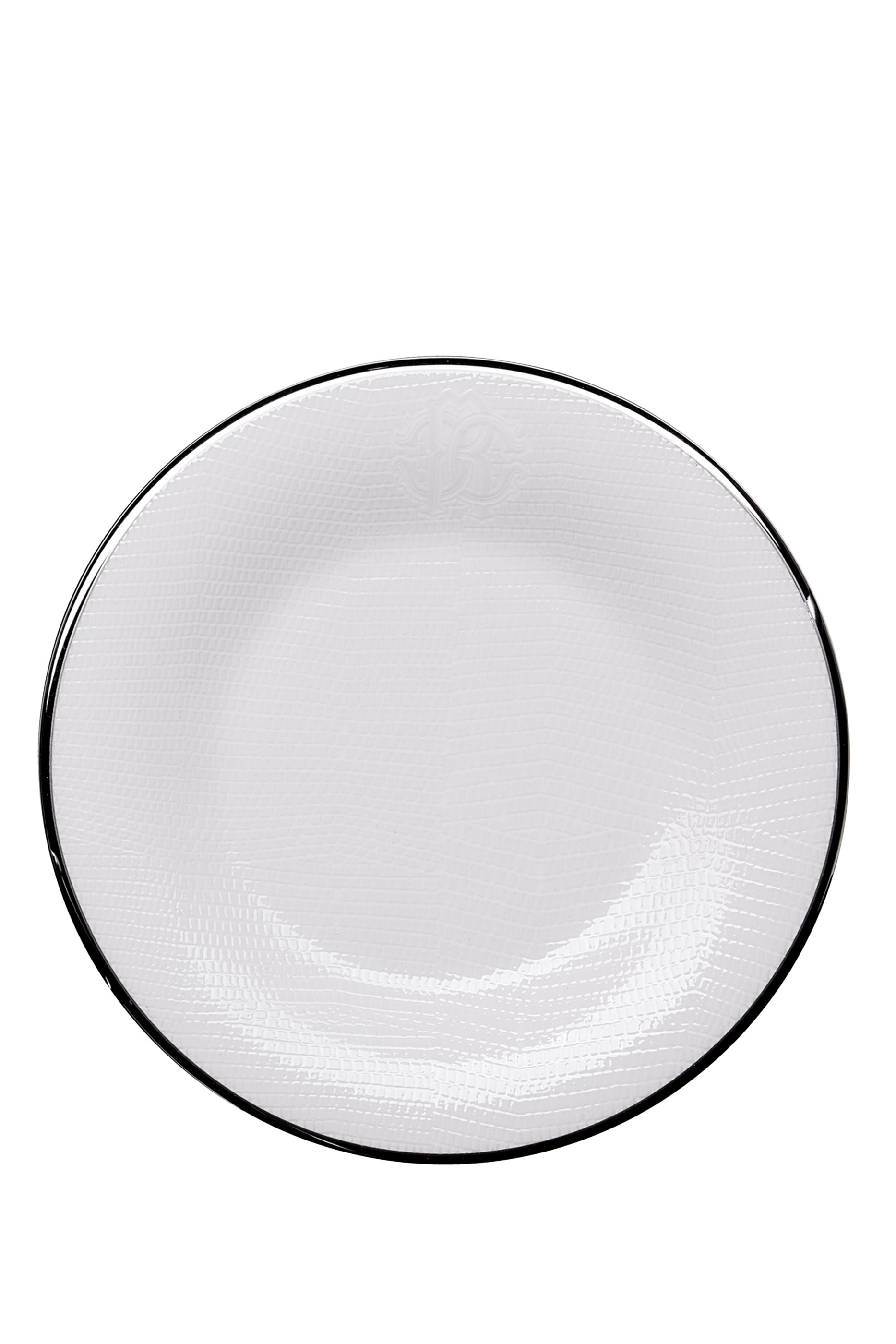 طبق خبز وزبدة بنقشة جلد سحلية