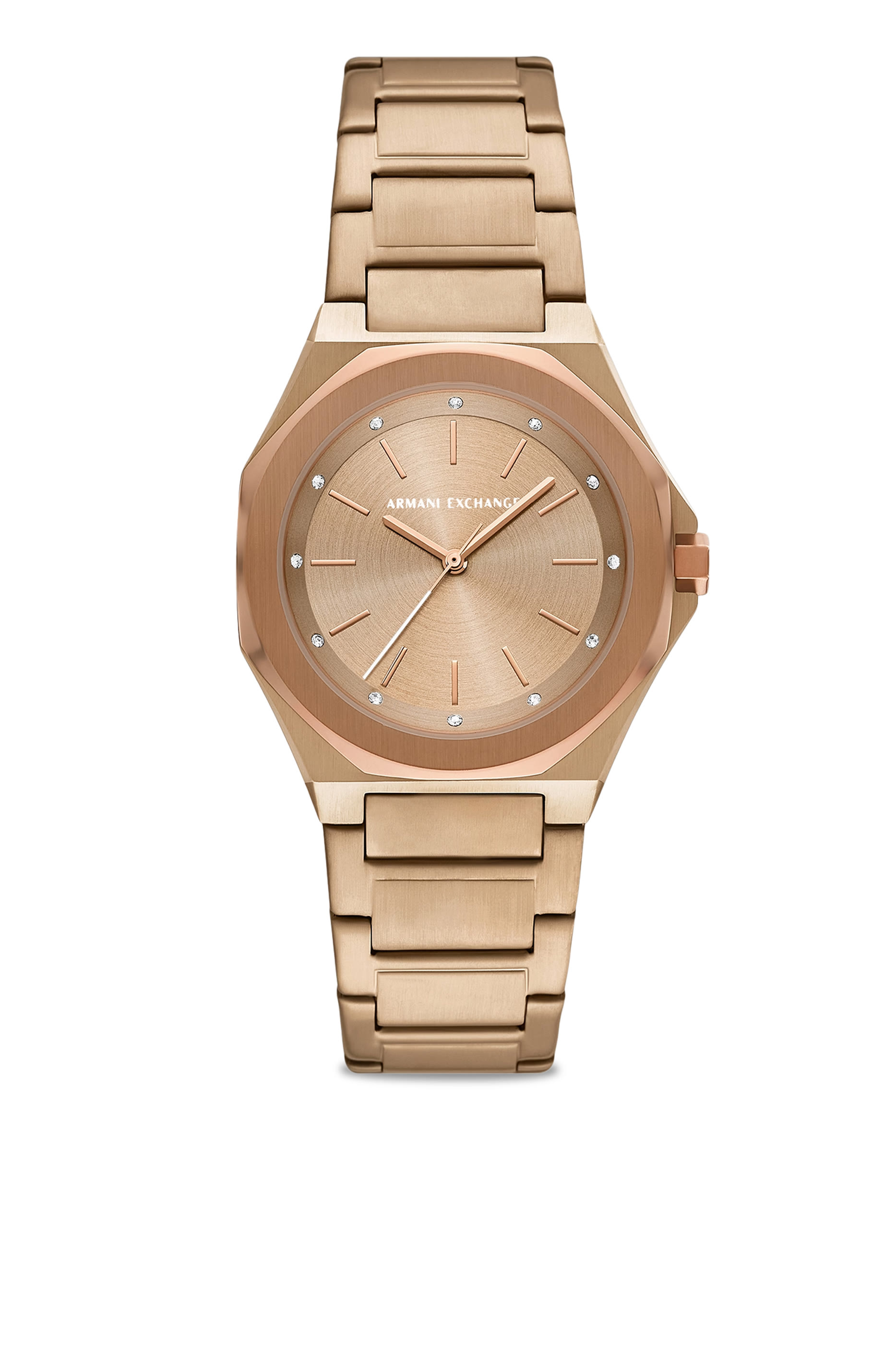 ساعة ستانليس ستيل بثلاث عقارب