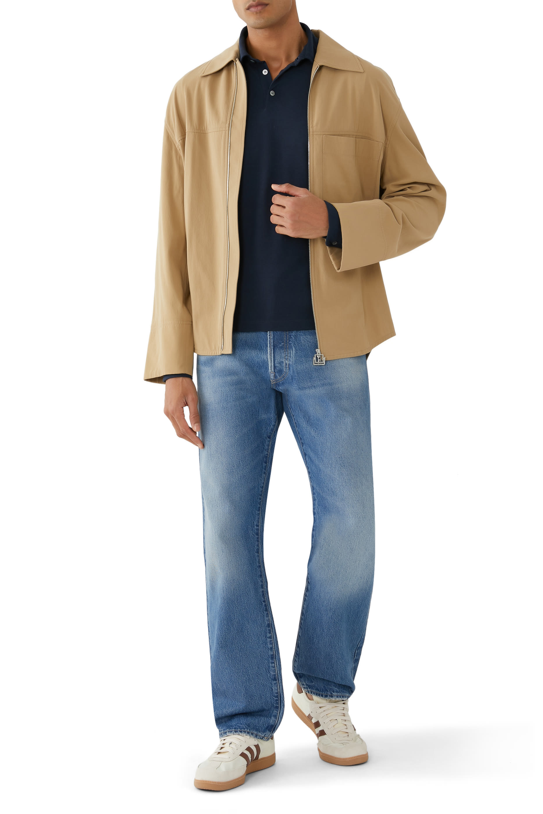 قميص بولو بأكمام طويلة