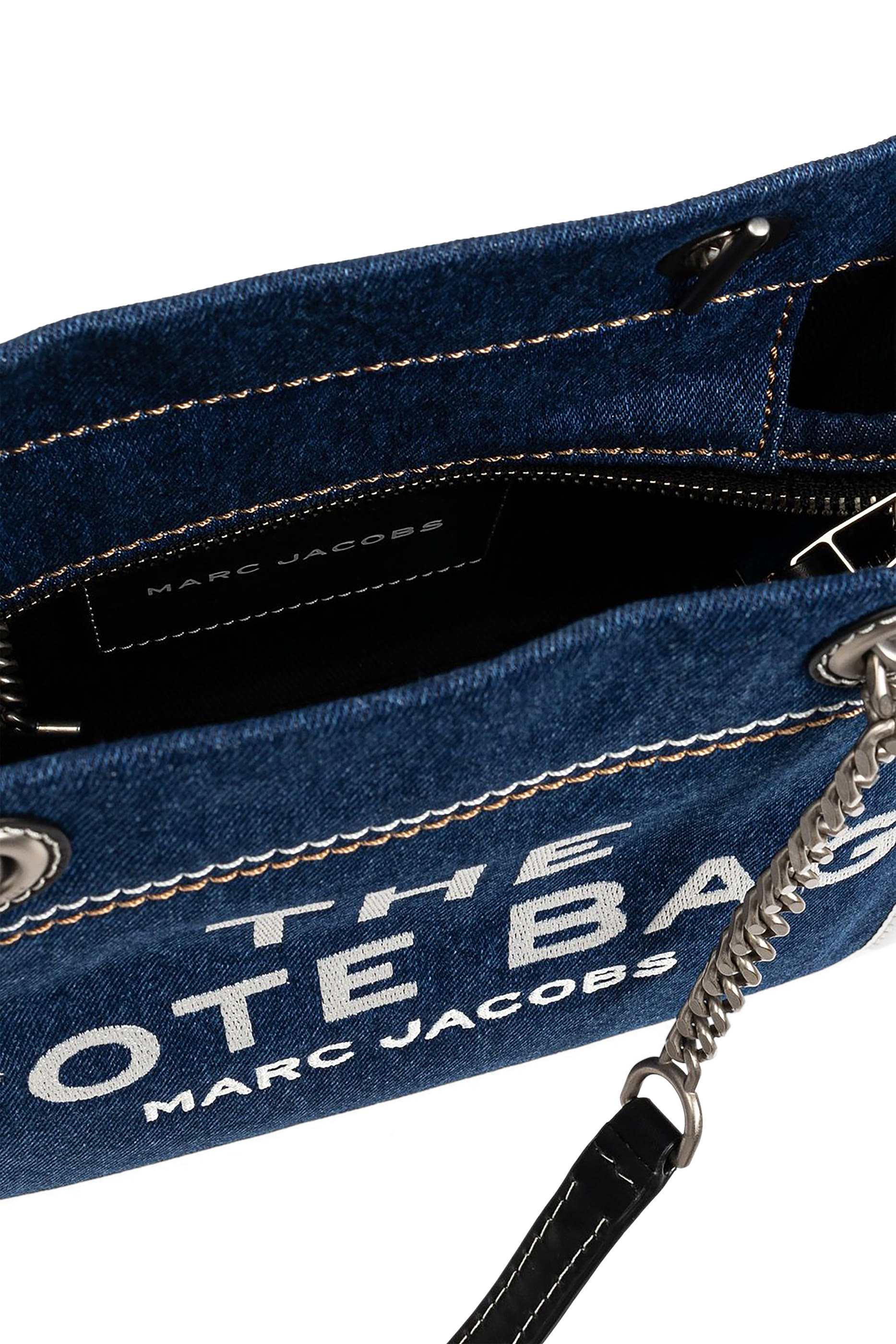 حقيبة يد دنيم صغيرة بسلسلة