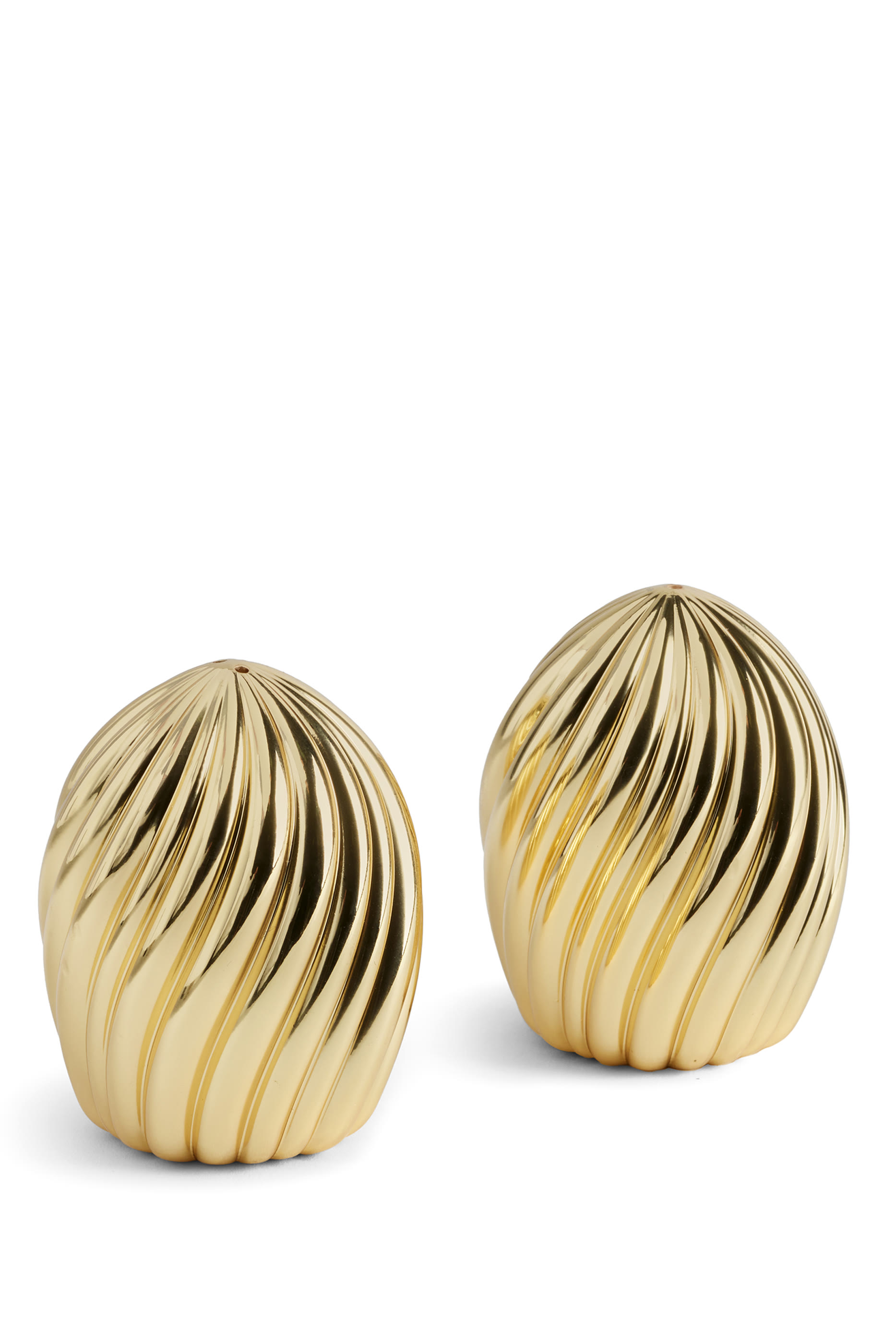 طقم مملحة ومبهرة بتصميم مموج، قطعتين