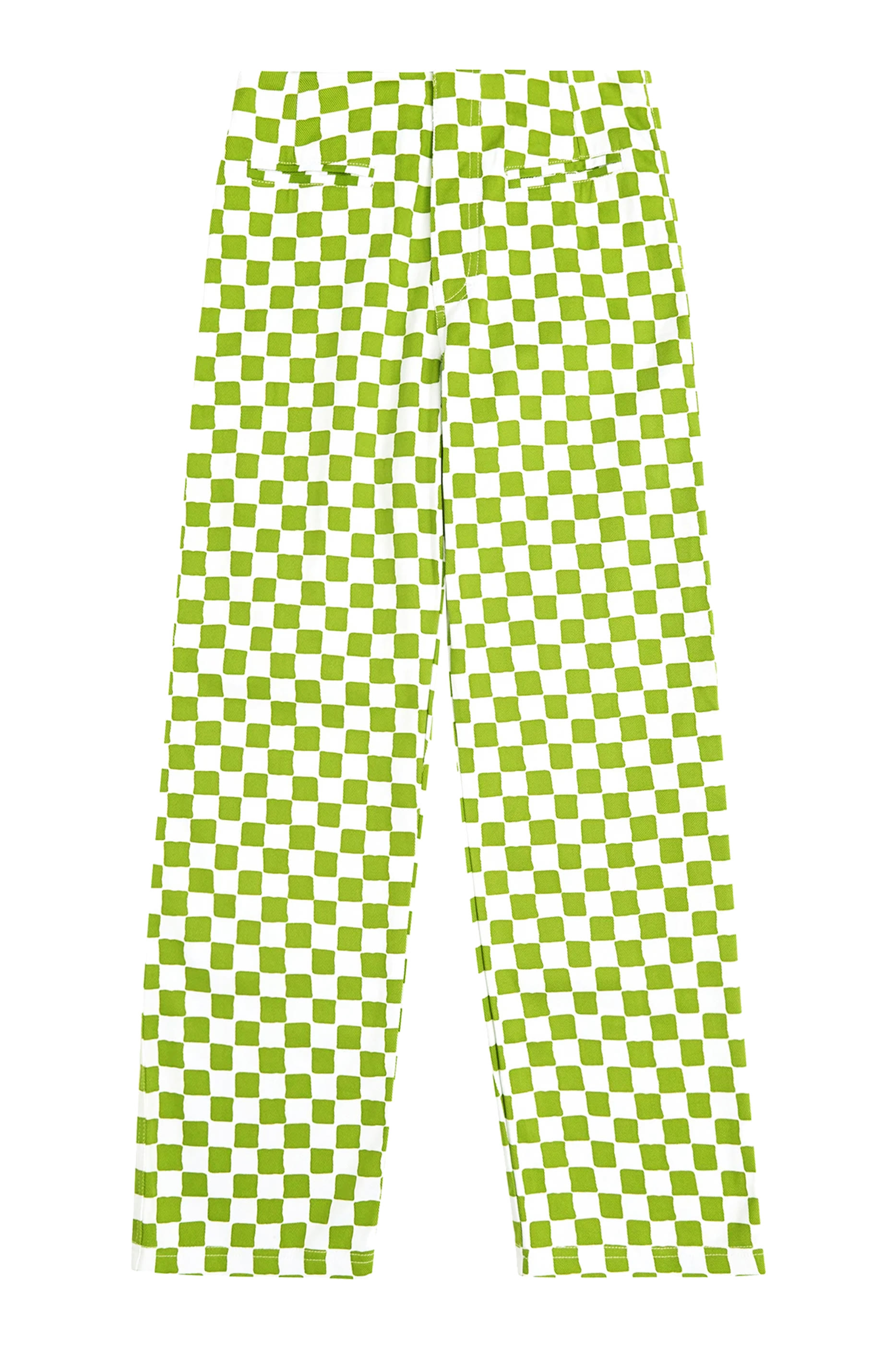 بنطال كوكومو بنقشة مربعات