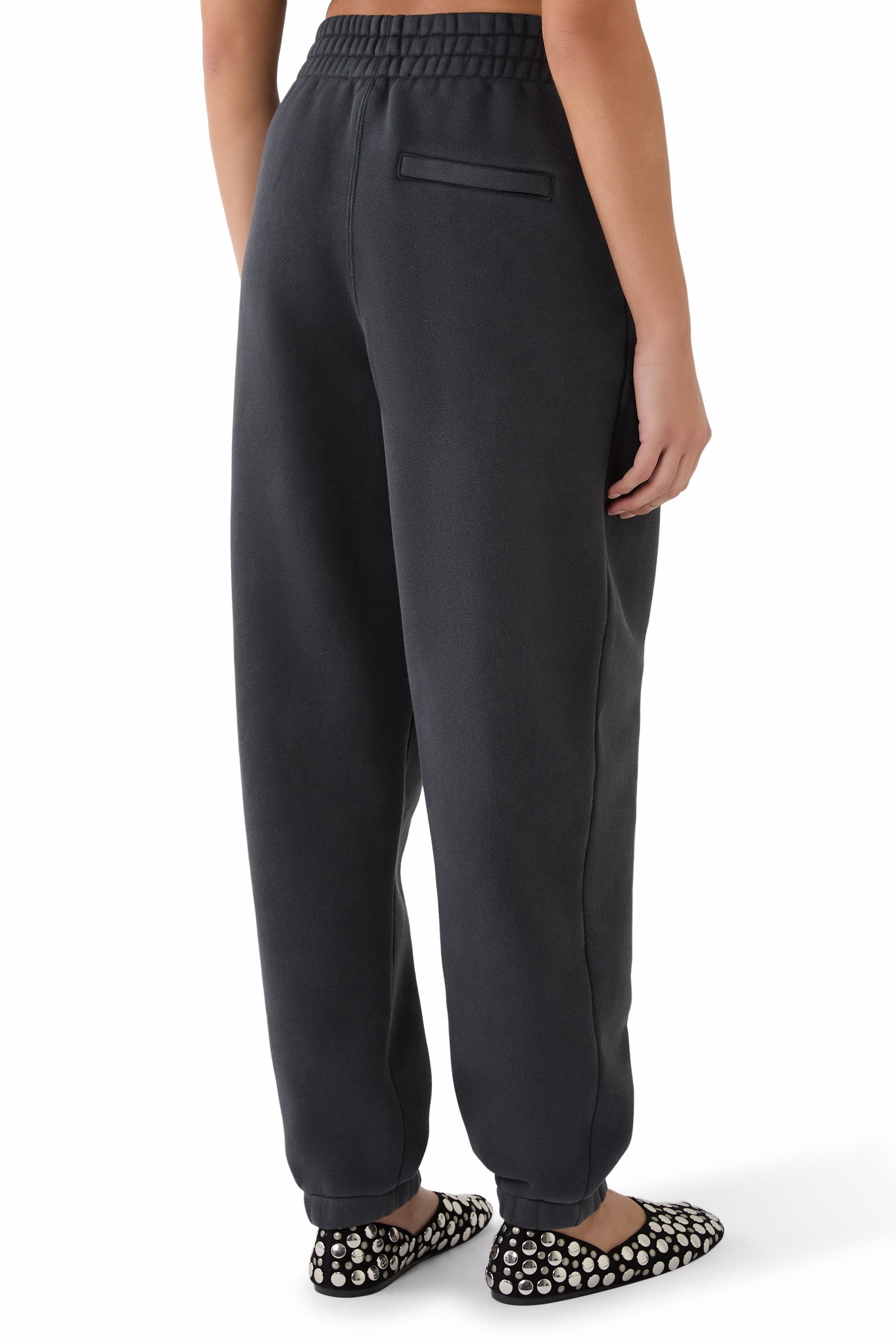 بنطال رياضي بشعار الماركة المرصع بأحجار مثبتة حراريا