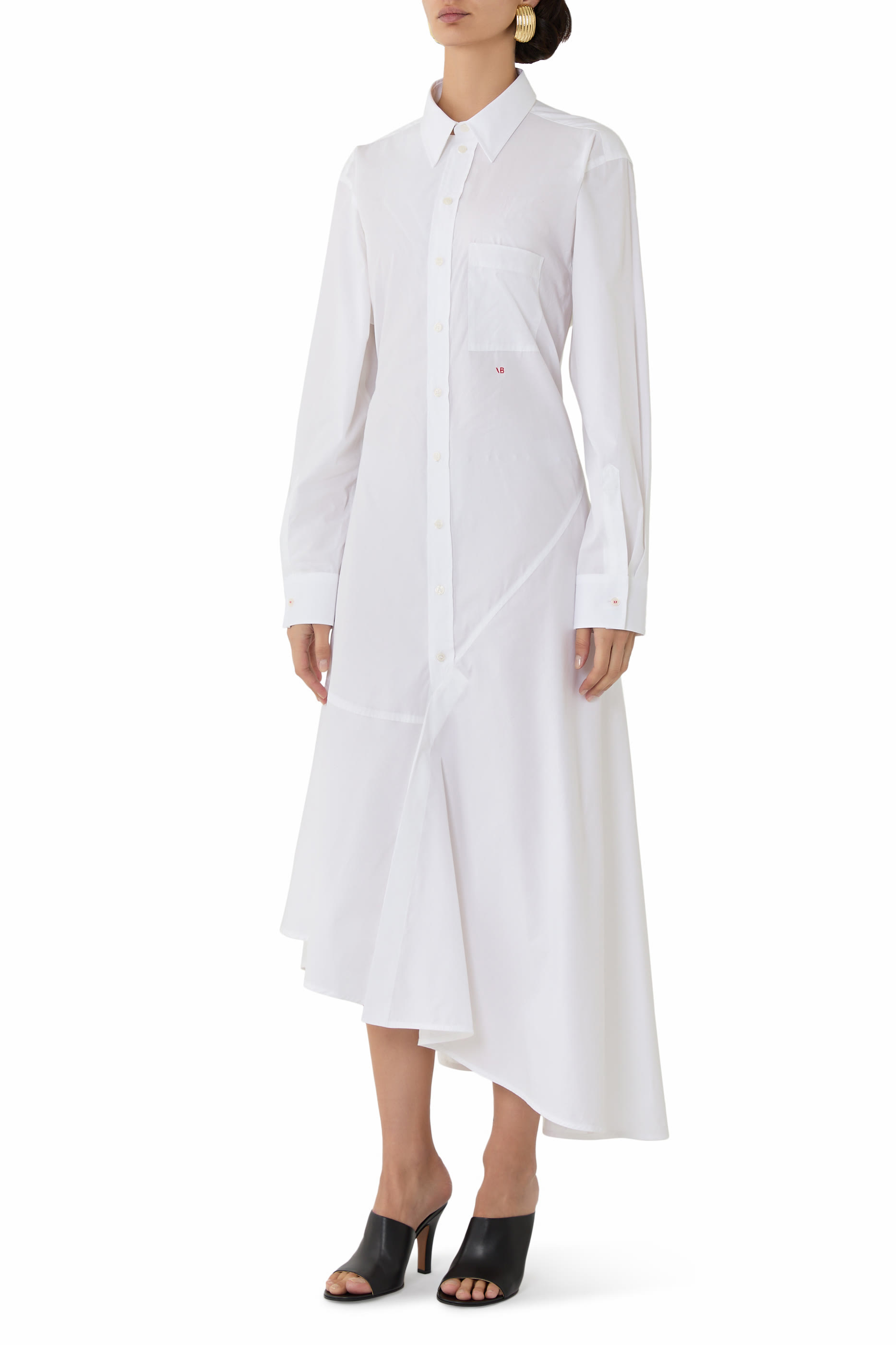 Panelled Shirt Dress