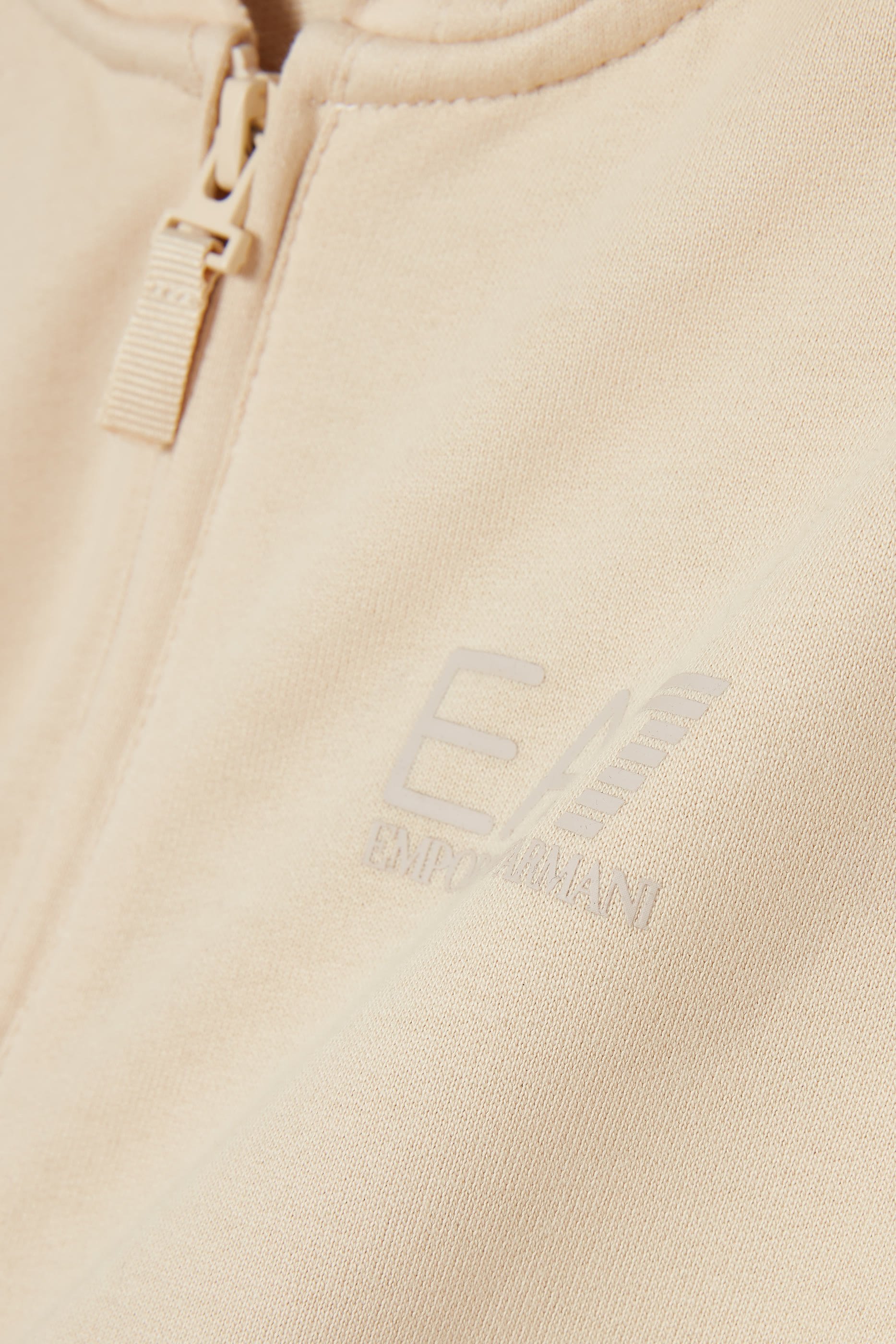 طقم بدلة هودي رياضي بشعار الماركة للأطفال