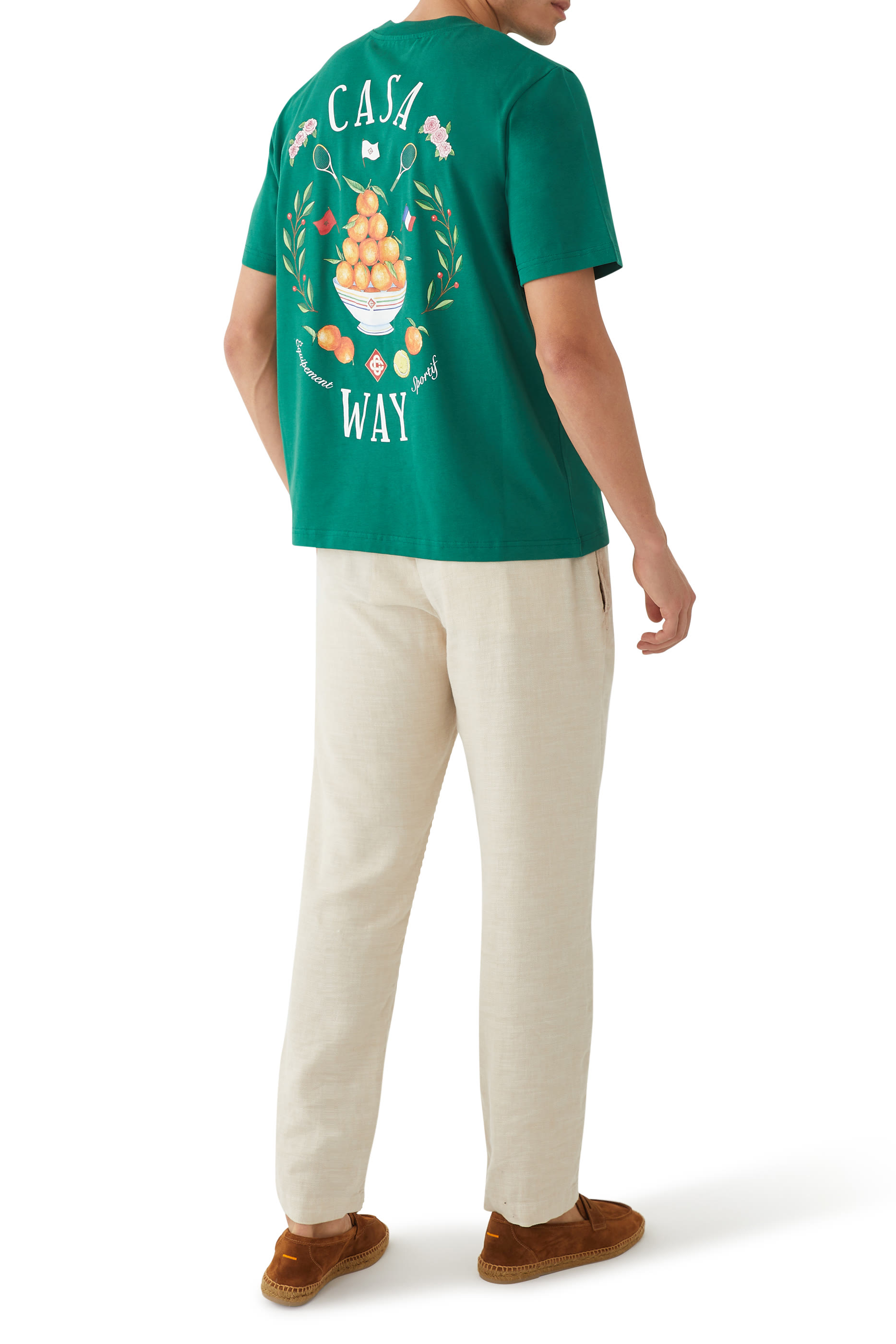 تيشيرت بطبعة كاسا واي