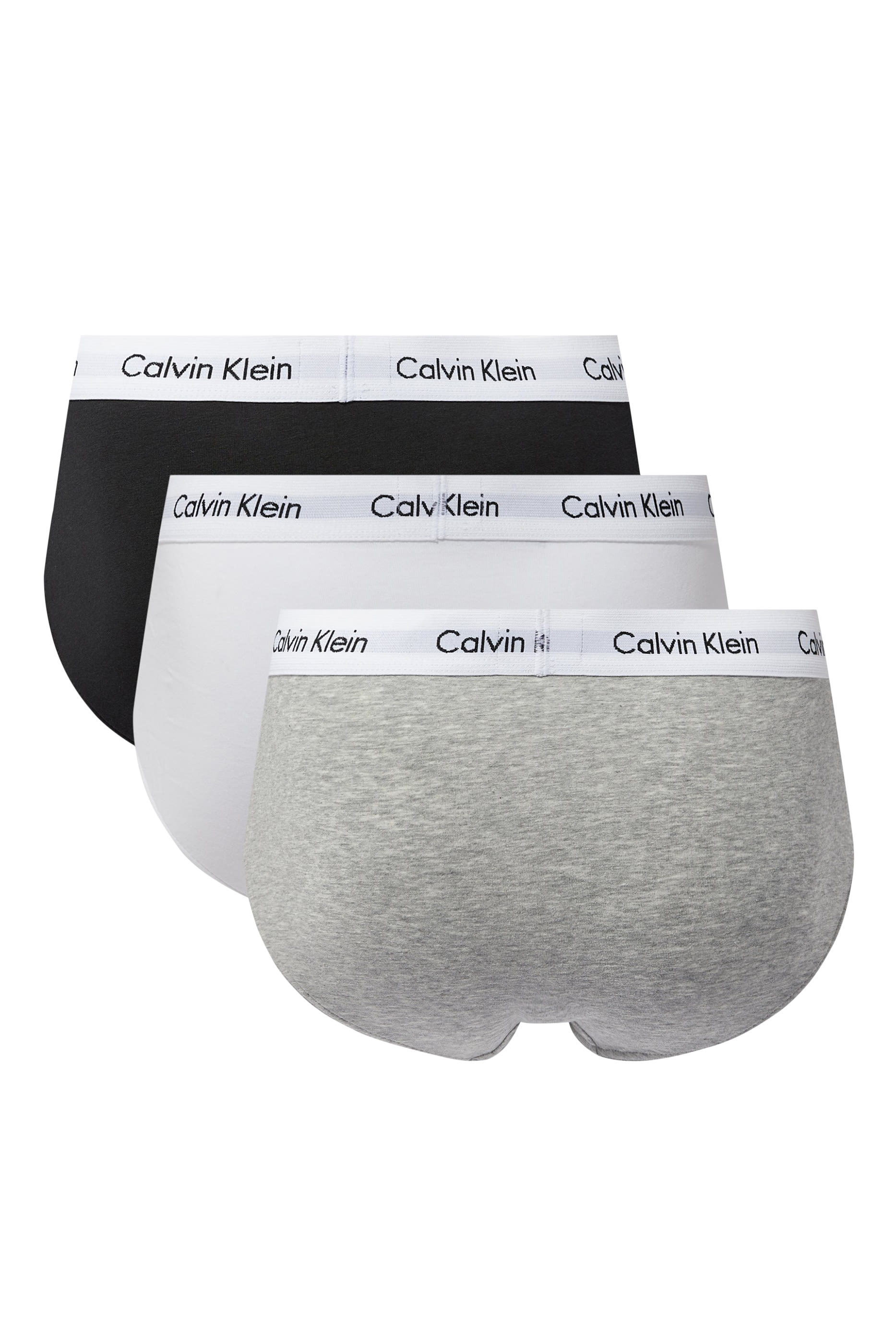 طقم سروال داخلي قطن مطاطي، 3 قطع