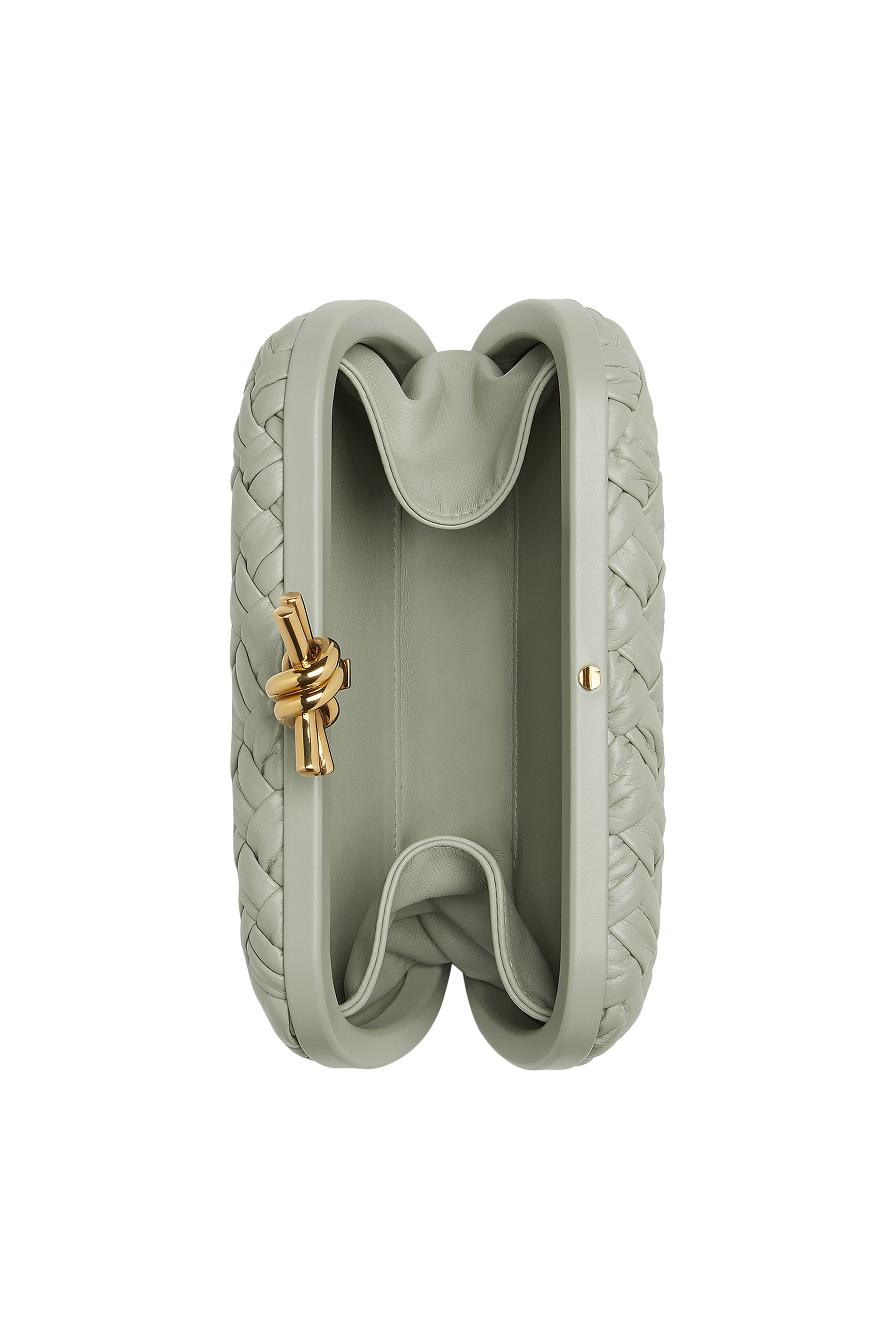 كلاتش مزين بعقدة جلد