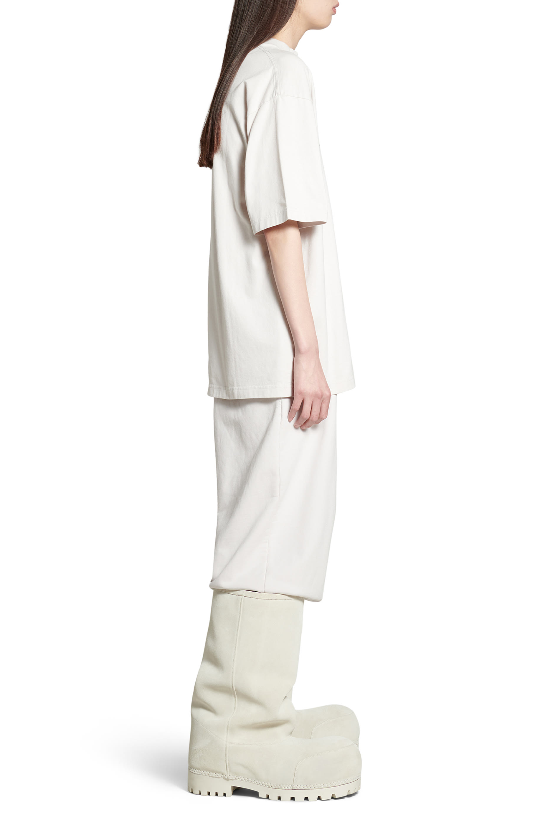 تيشيرت أكتيف وير قطن بشعار الماركة