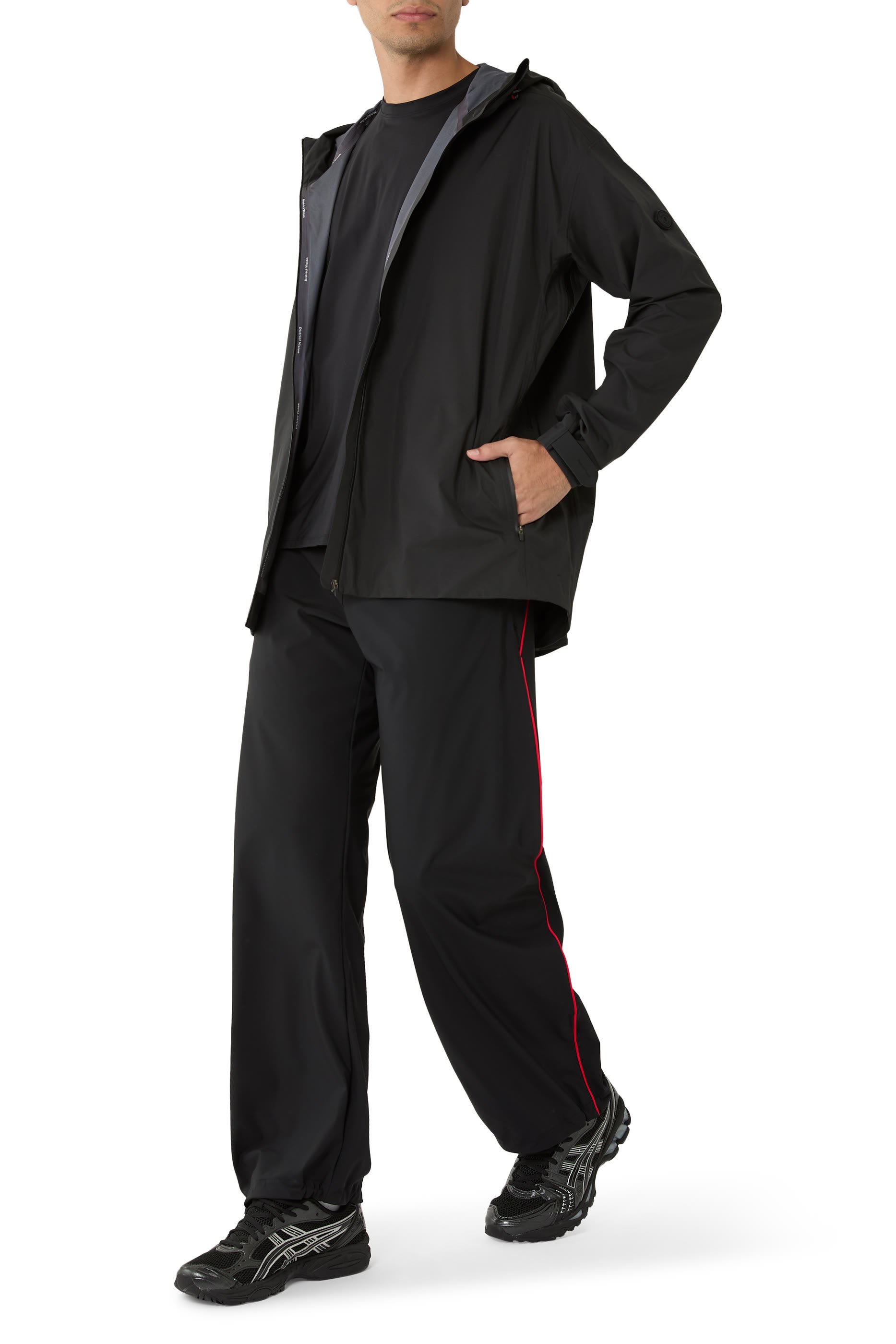 بنطال رياضي بقصة ساق واسعة 