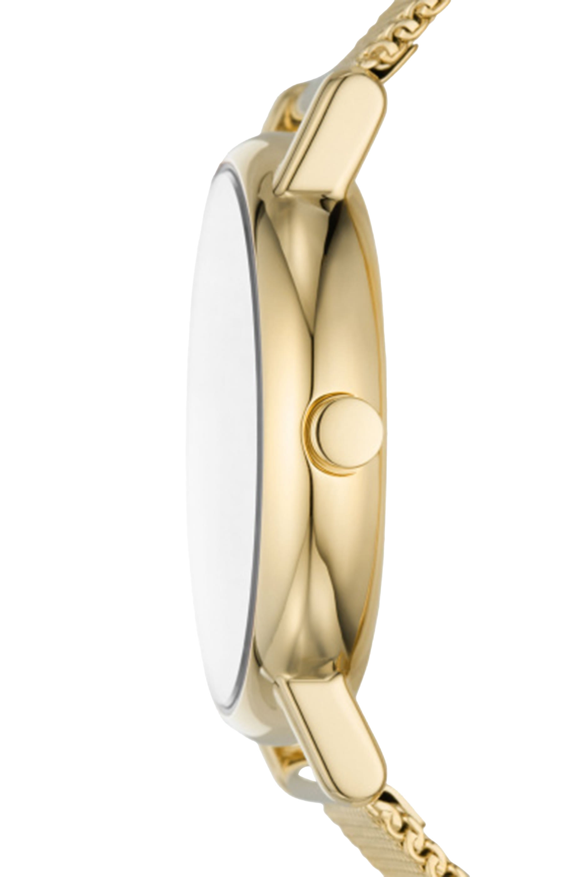 ساعة ليل بعقربين وشعار الماركة، ستانلس ستيل