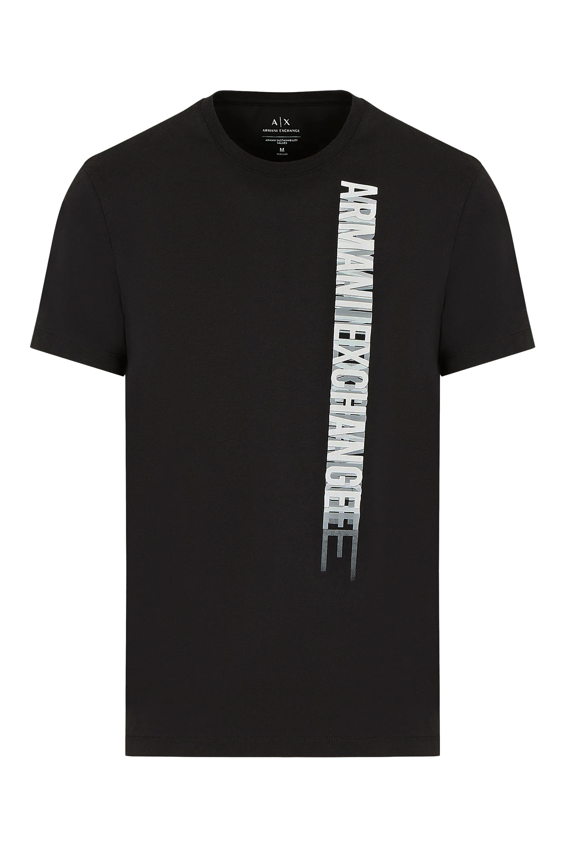 تيشيرت ميتا نايتشر بشعار الماركة بنمط عمودي