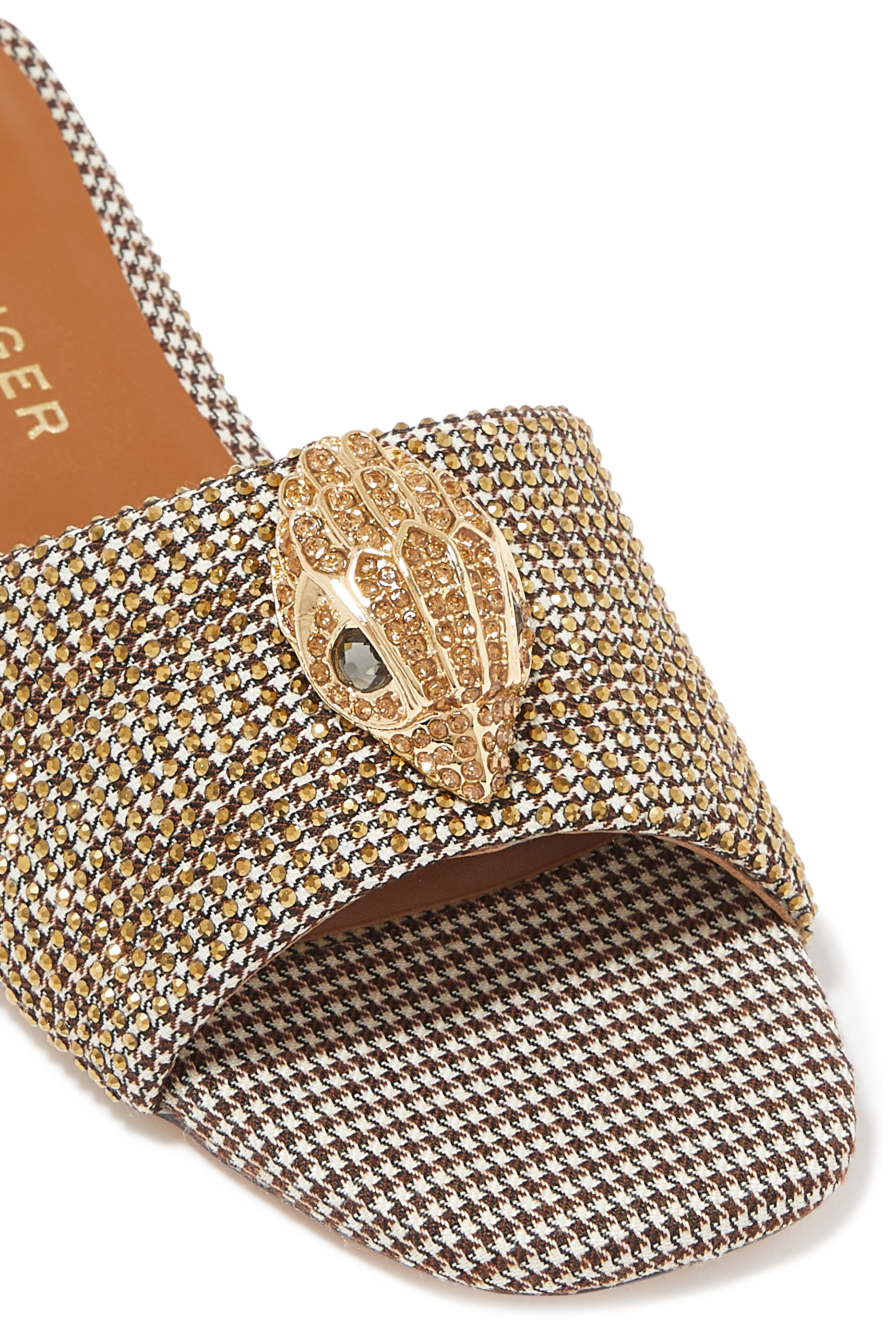 حذاء كنسينغتون 15 مفتوح بكعب مسطح