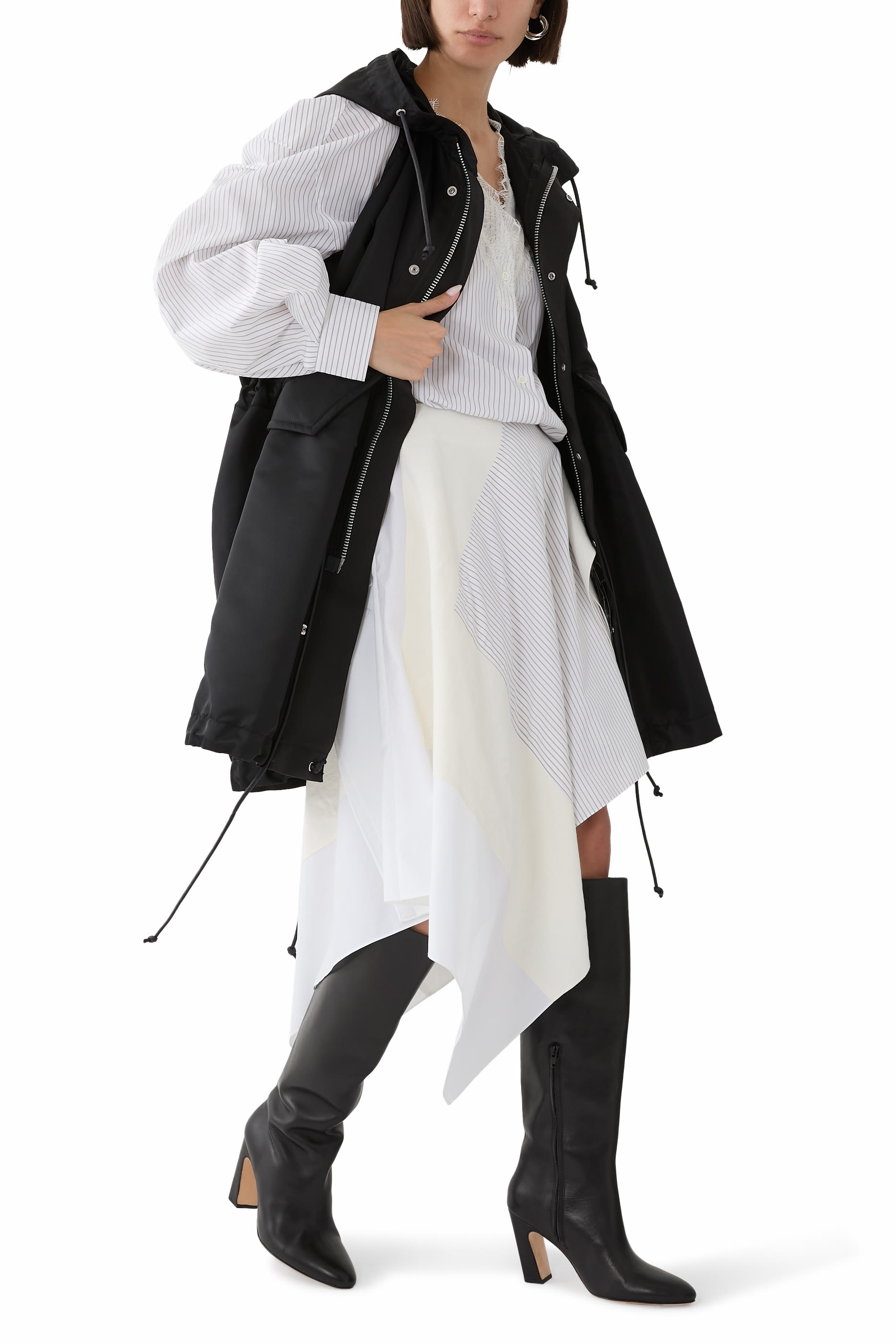 فيست بتصميم هودي نايلون تويل