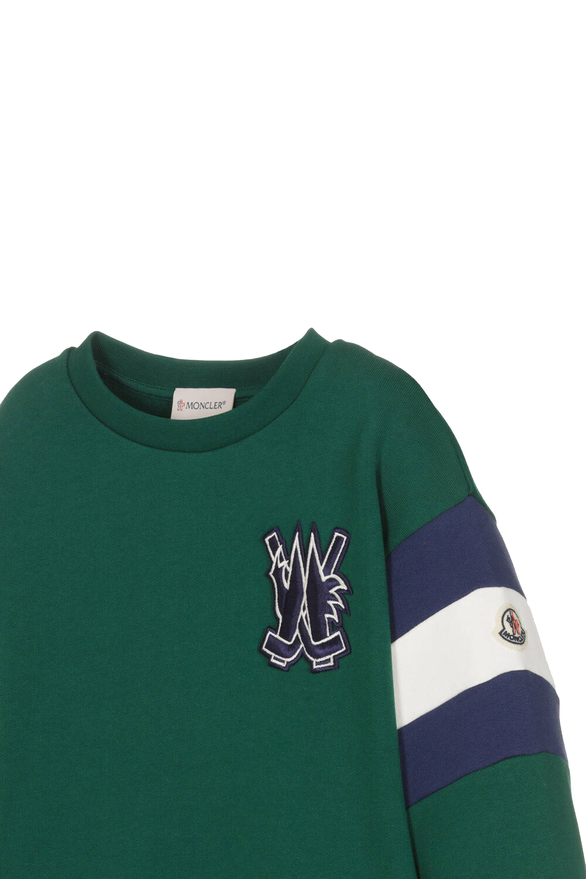 سويت شيرت للأطفال بنقشة شعار الماركة