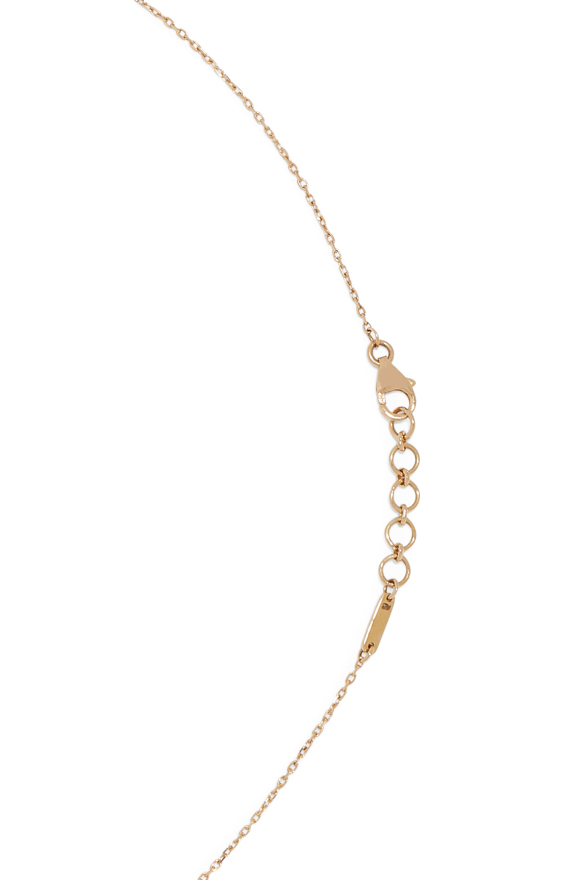 قلادة بحلي عيون مطلية بمينا فيروزي