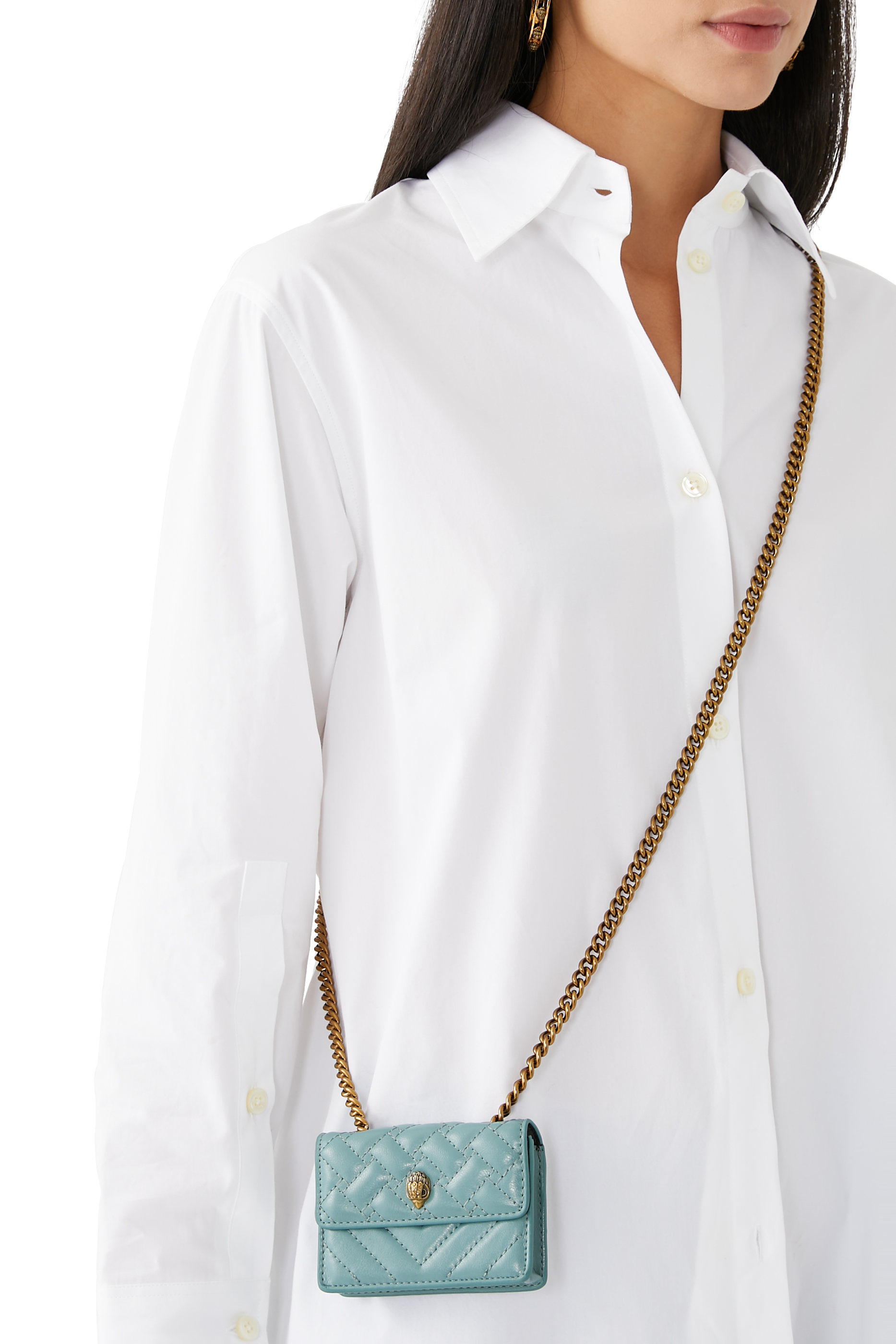 محفظة كينسينغتون صغيرة بسلسلة