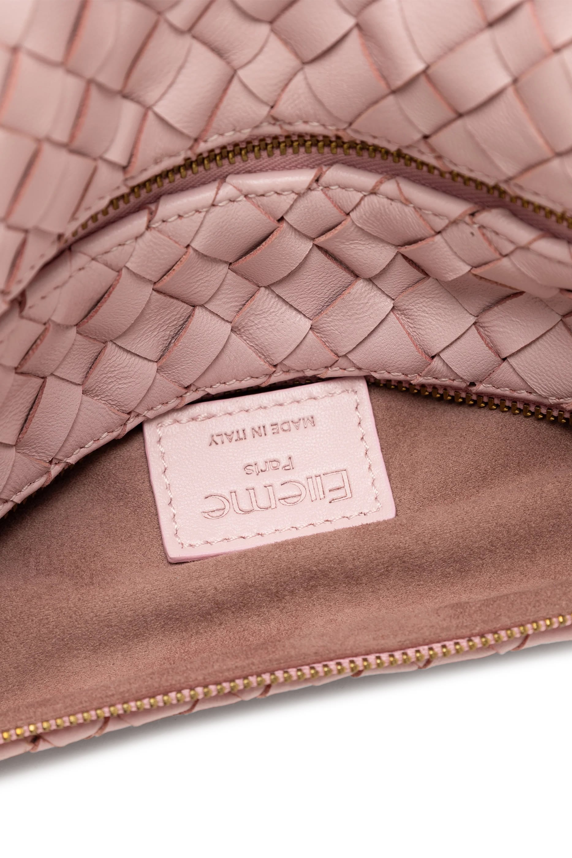 حقيبة تروس بسلسلة جلد مجدول