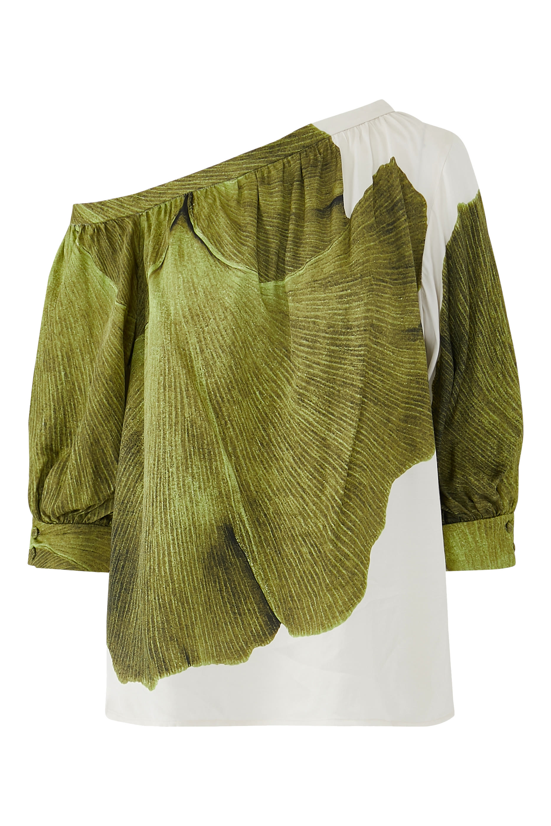 بلوزة سي سينتي بتصميم غير متماثل بكتف واحد