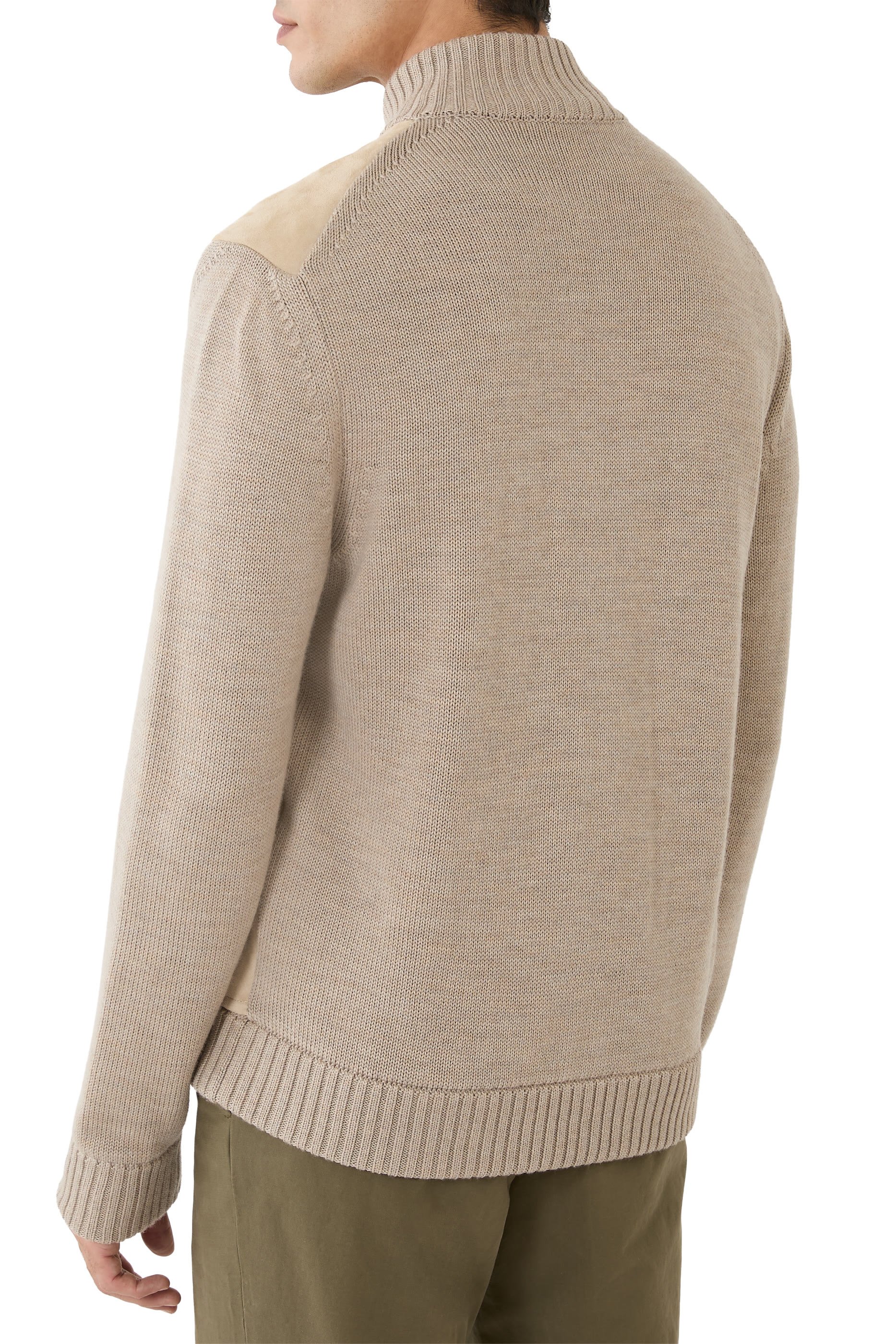 جاكيت بقصة ضيقة صوف وشمواه