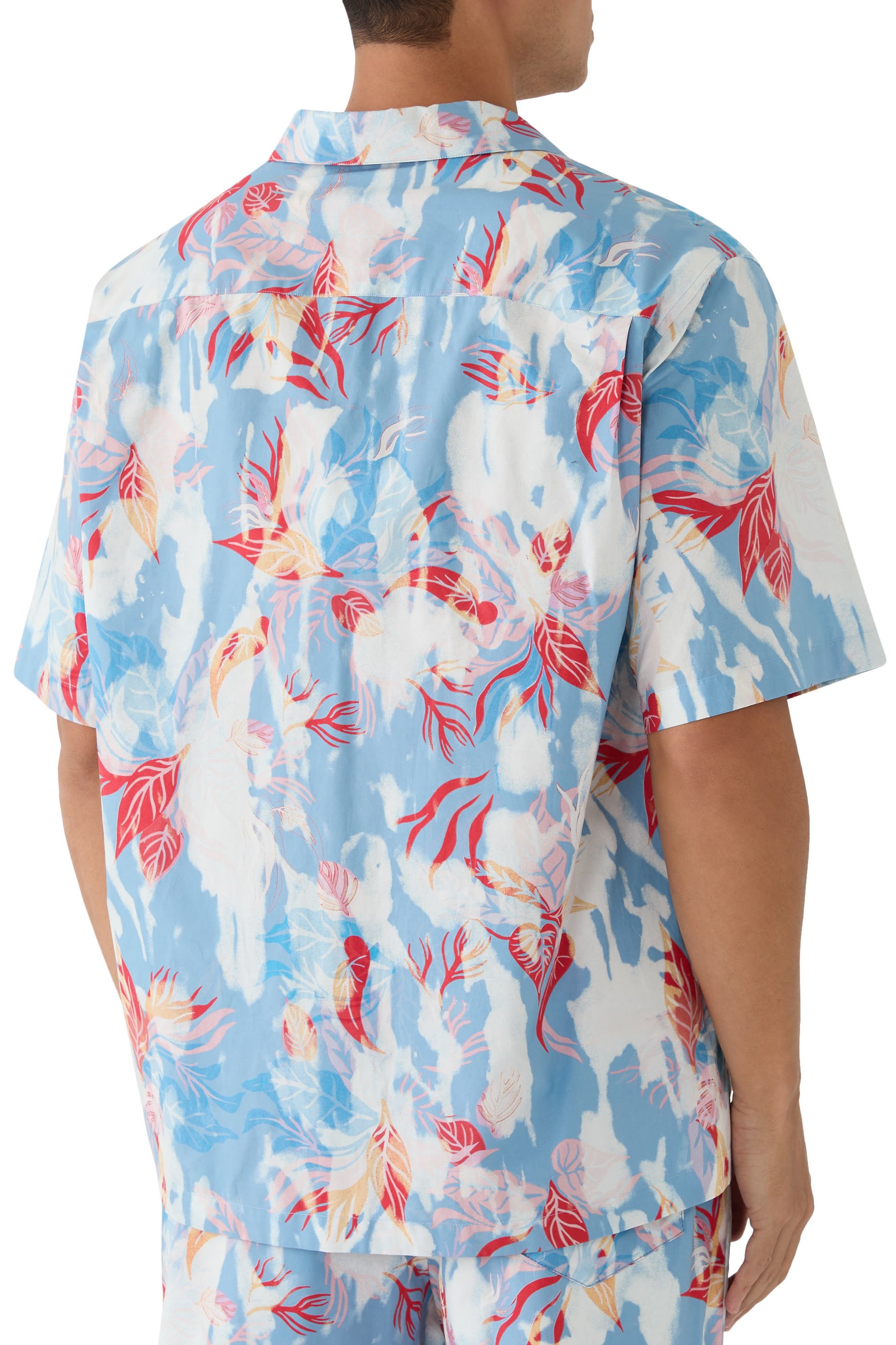 قميص هاواي بنقشة زهور