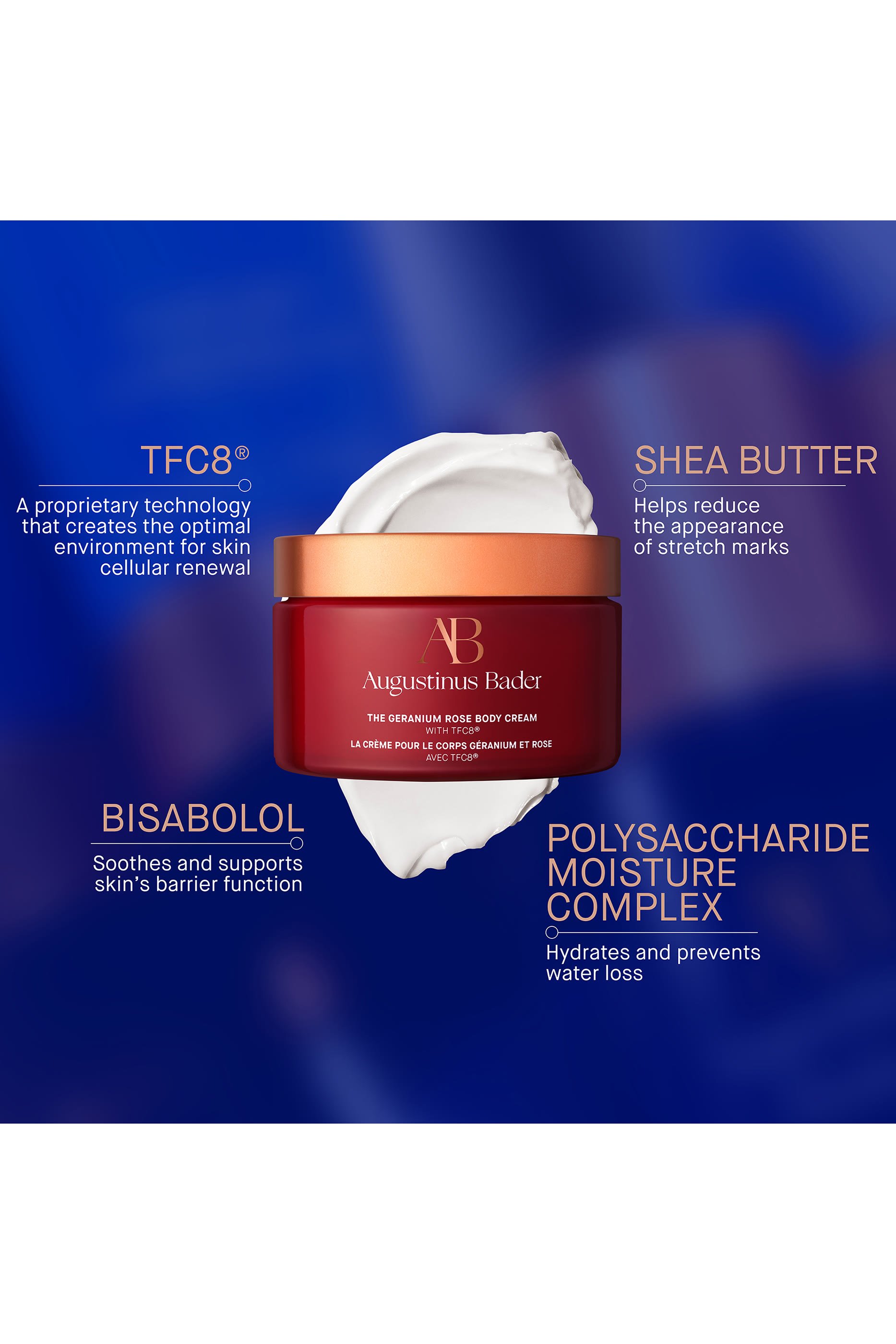 كريم الجسم بالورد والغرنوقي