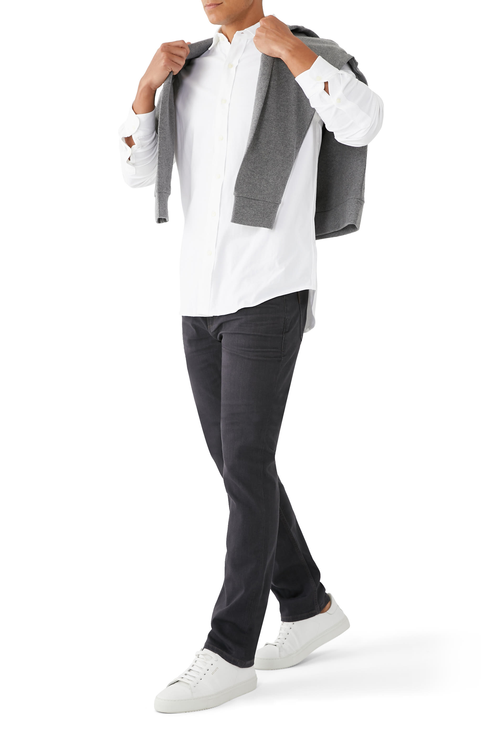 قميص أكسفورد بشعار الماركة