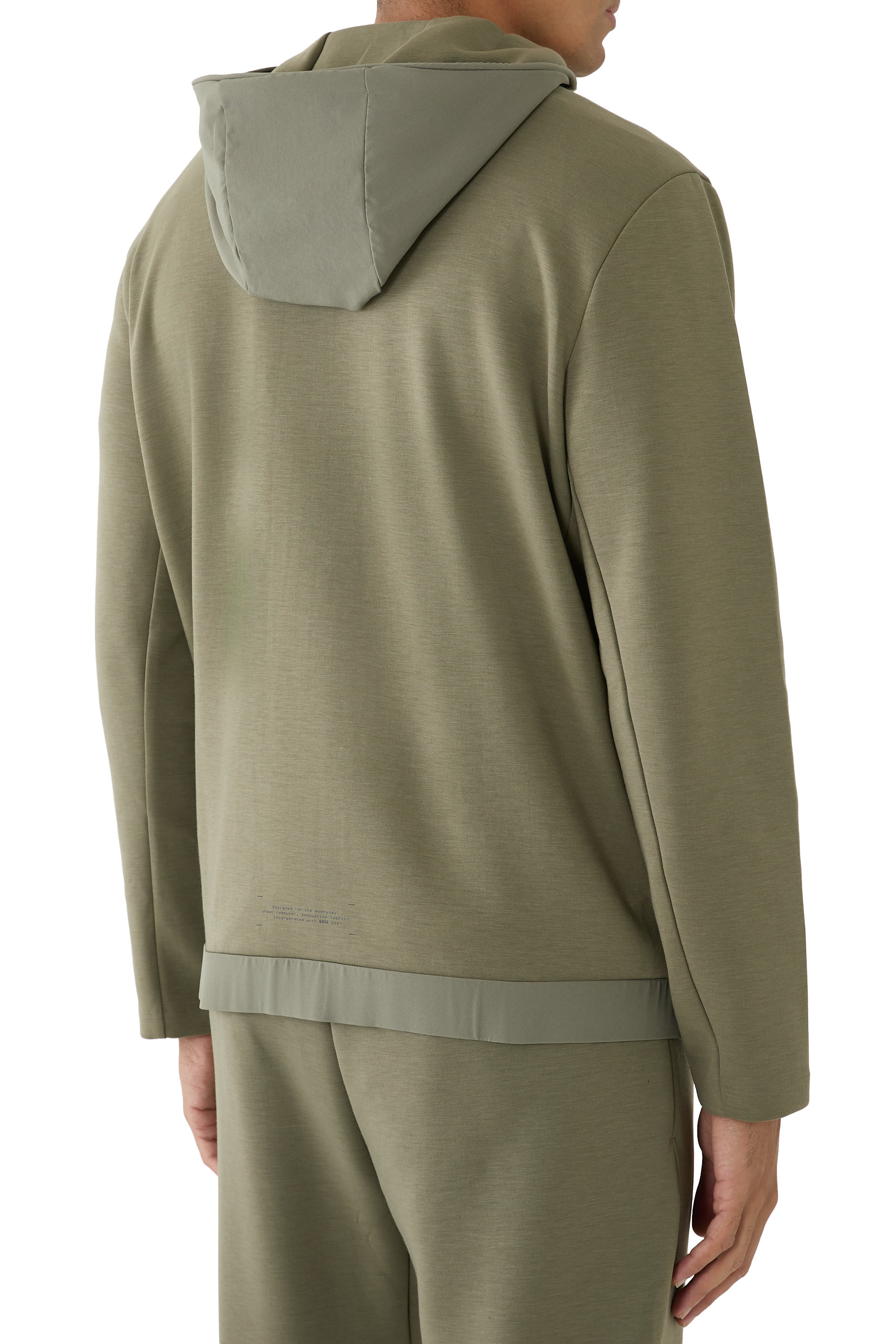 سويت شيرت بقصة عادية وسحاب