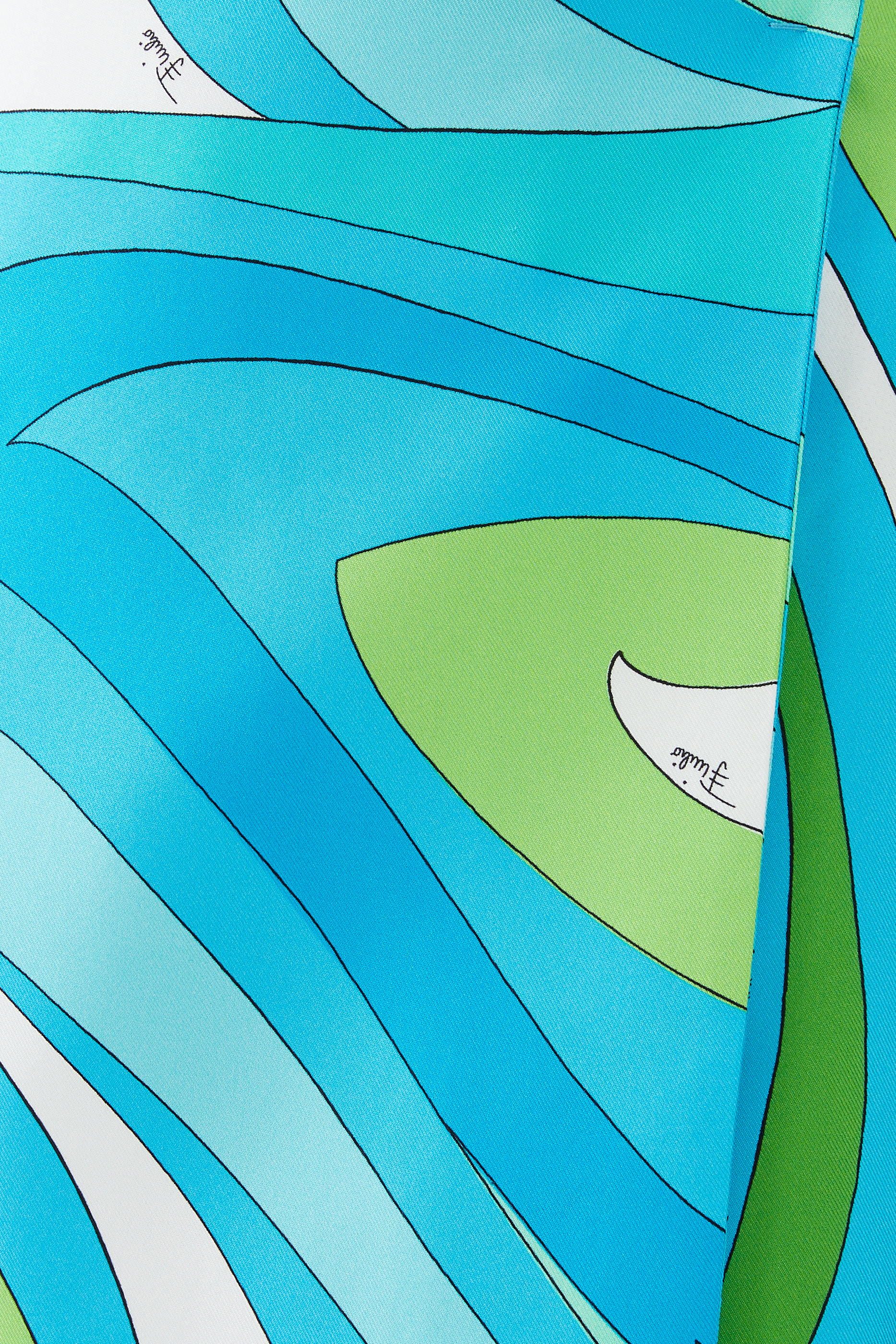 تنورة قصيرة بنقشة مارمو حرير تويل