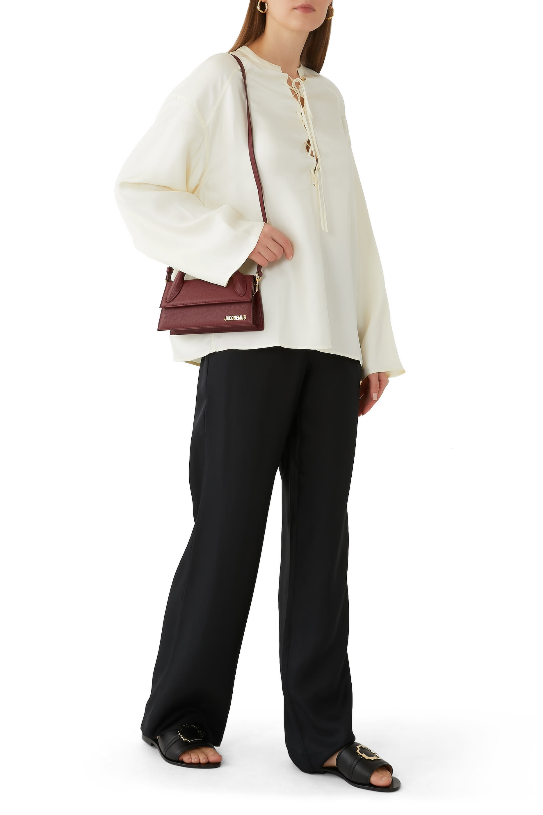 بنطال أليرا حرير