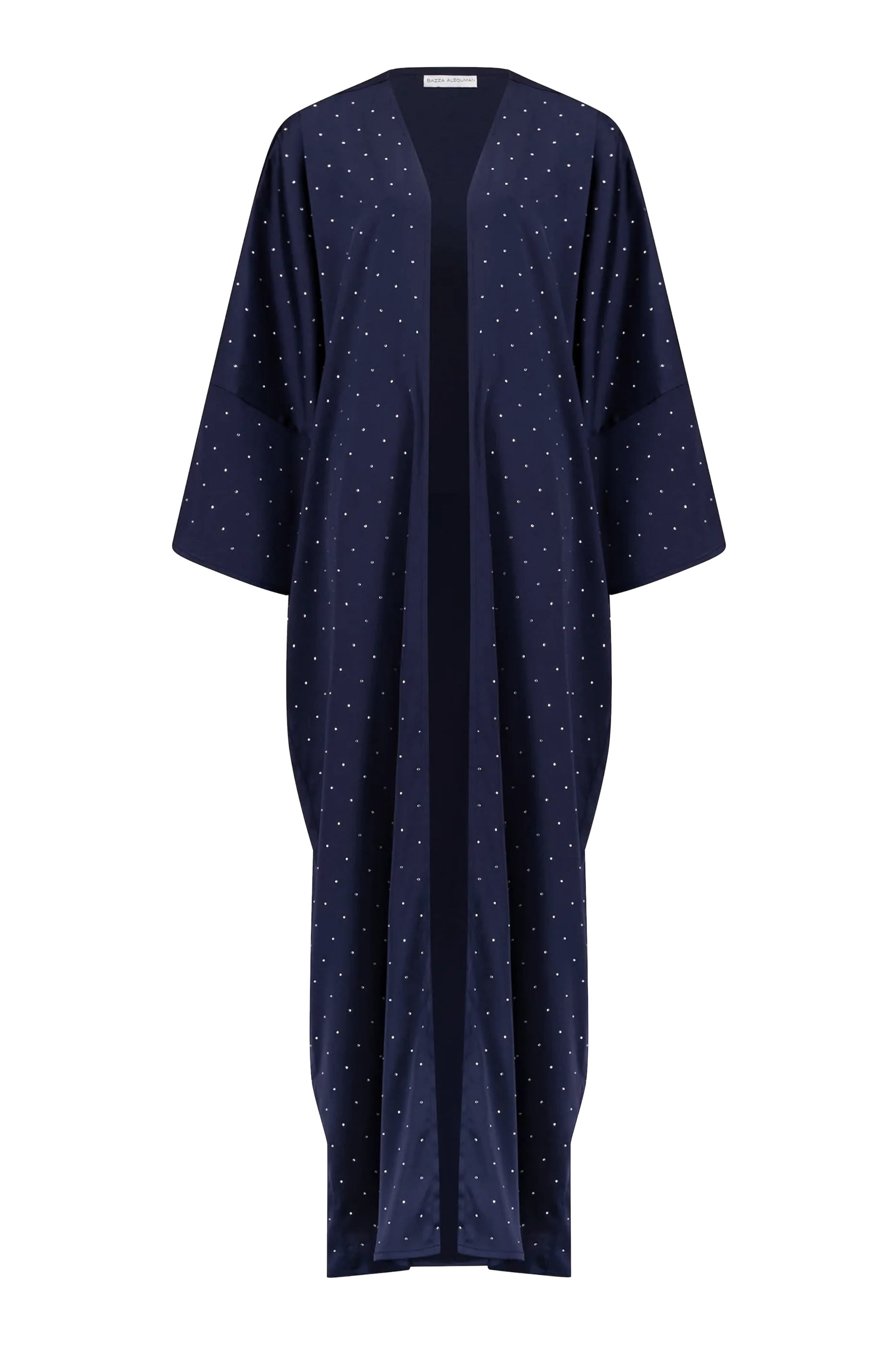 فستان/عباية/بشت برباط على العنق وحلي ستان