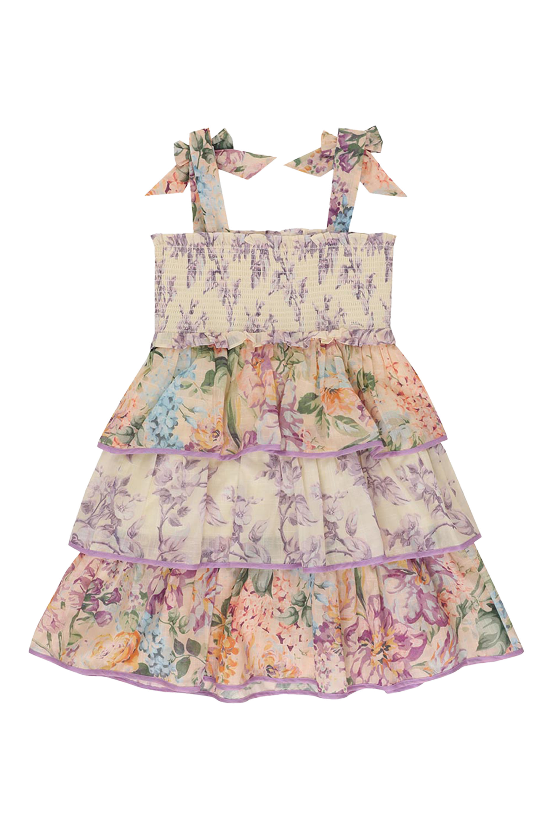 فستان هاليداي بطبقات كشكش للأطفال