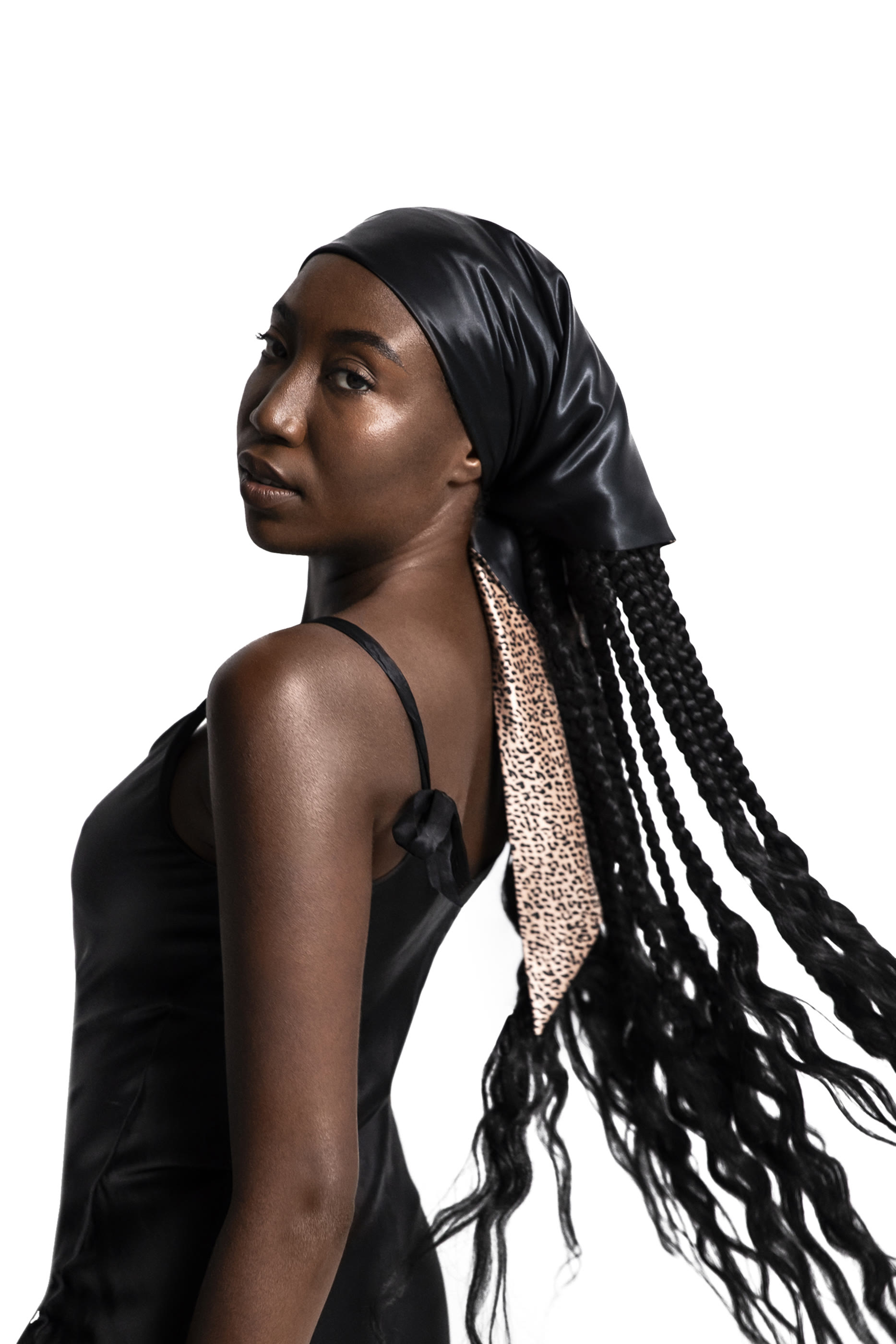 Wild Leopard Hair Wrap