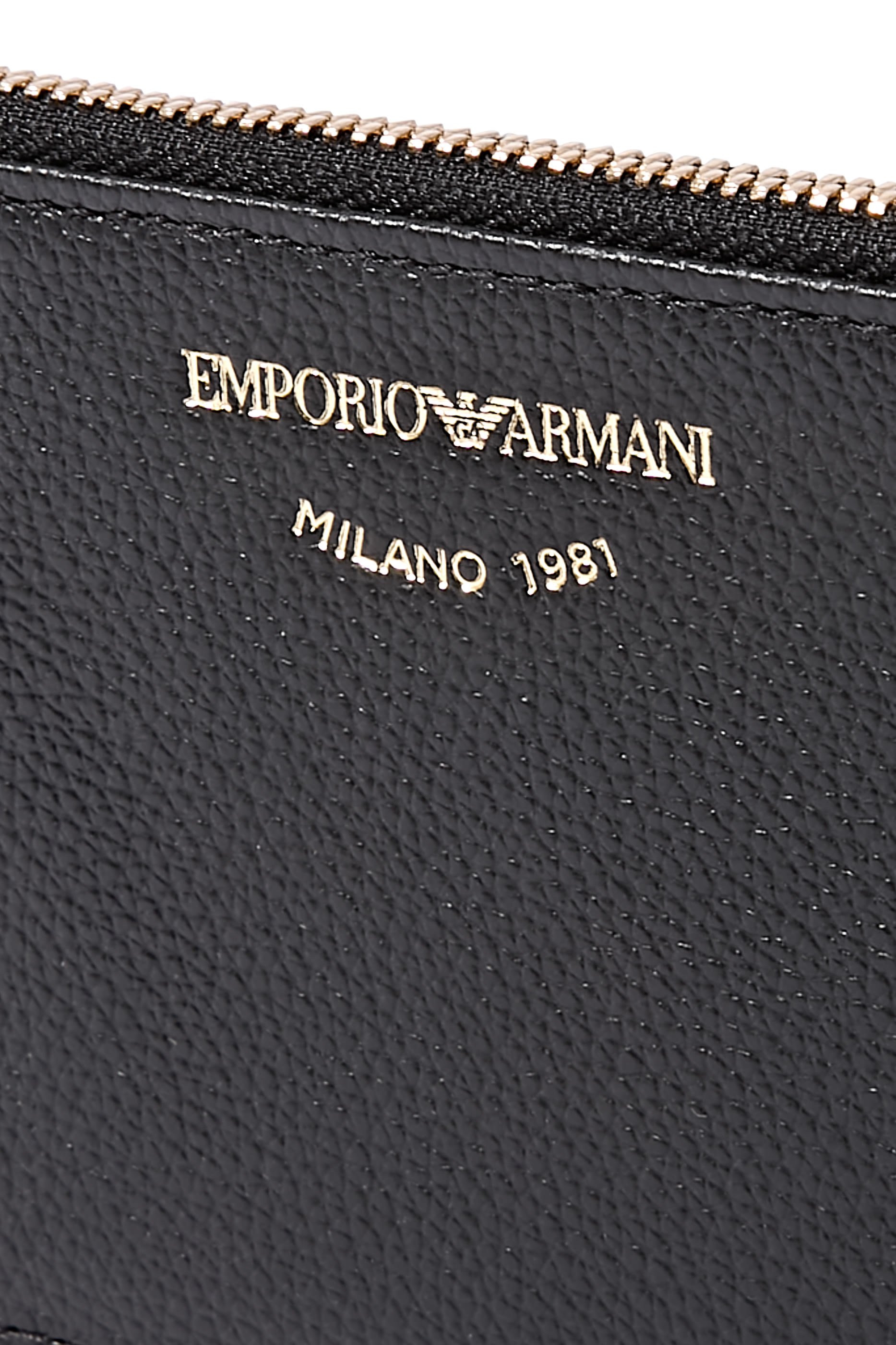 حافظة بطاقات بسحاب جلد بارز الملمس