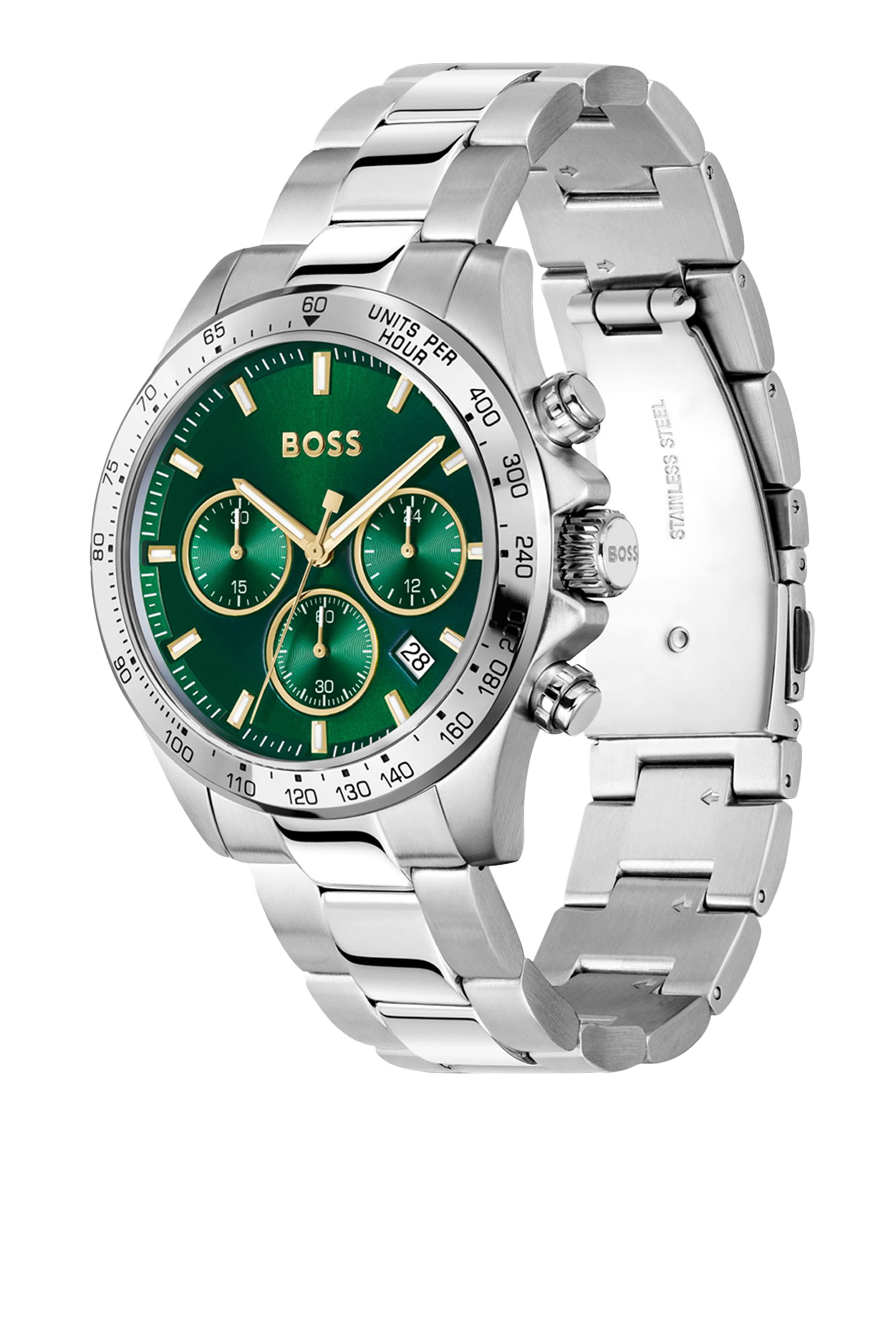 ساعة هيرو كرونوغراف ستانلس ستيل