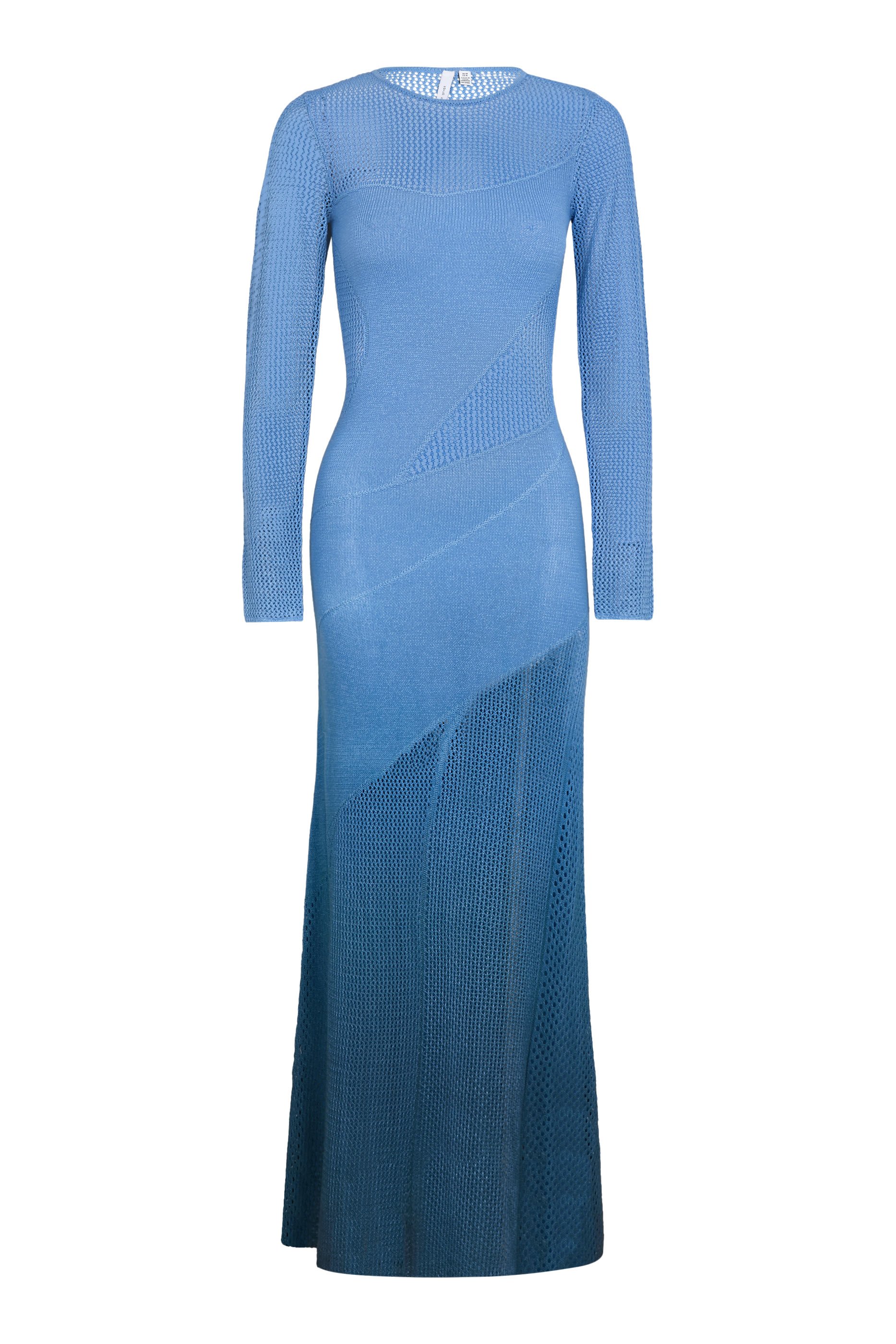 فستان مايكا بأكمام طويلة