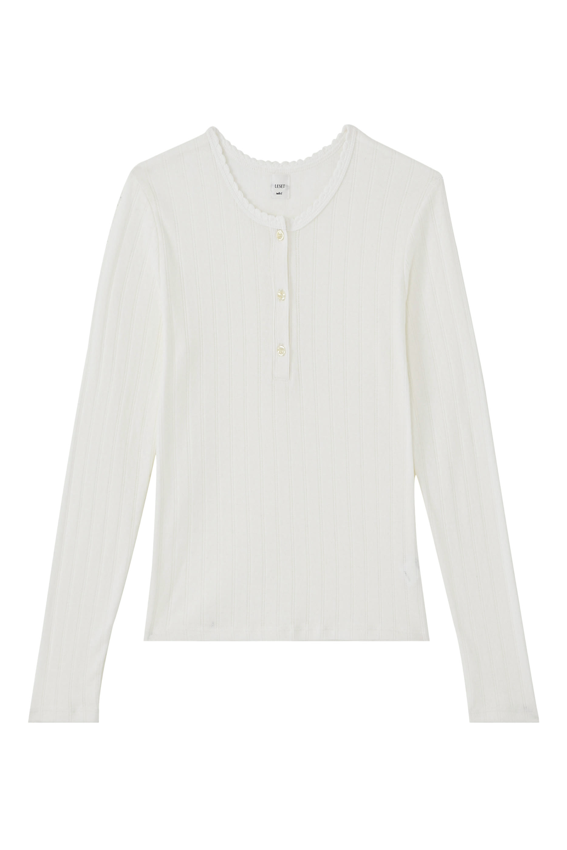 بلوزة هانلي بأكمام طويلة بونتيل