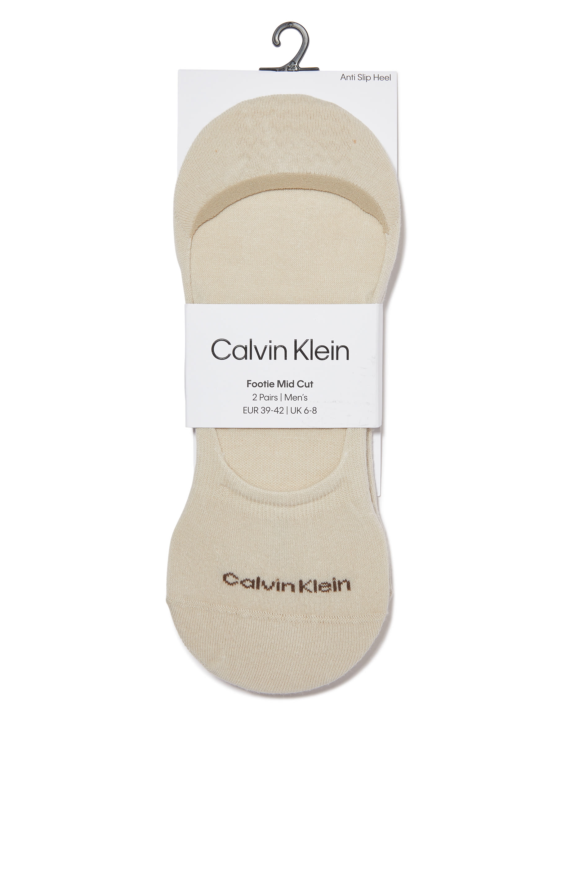 طقم جوارب خفية للرجال بشعار الماركة، زوجين