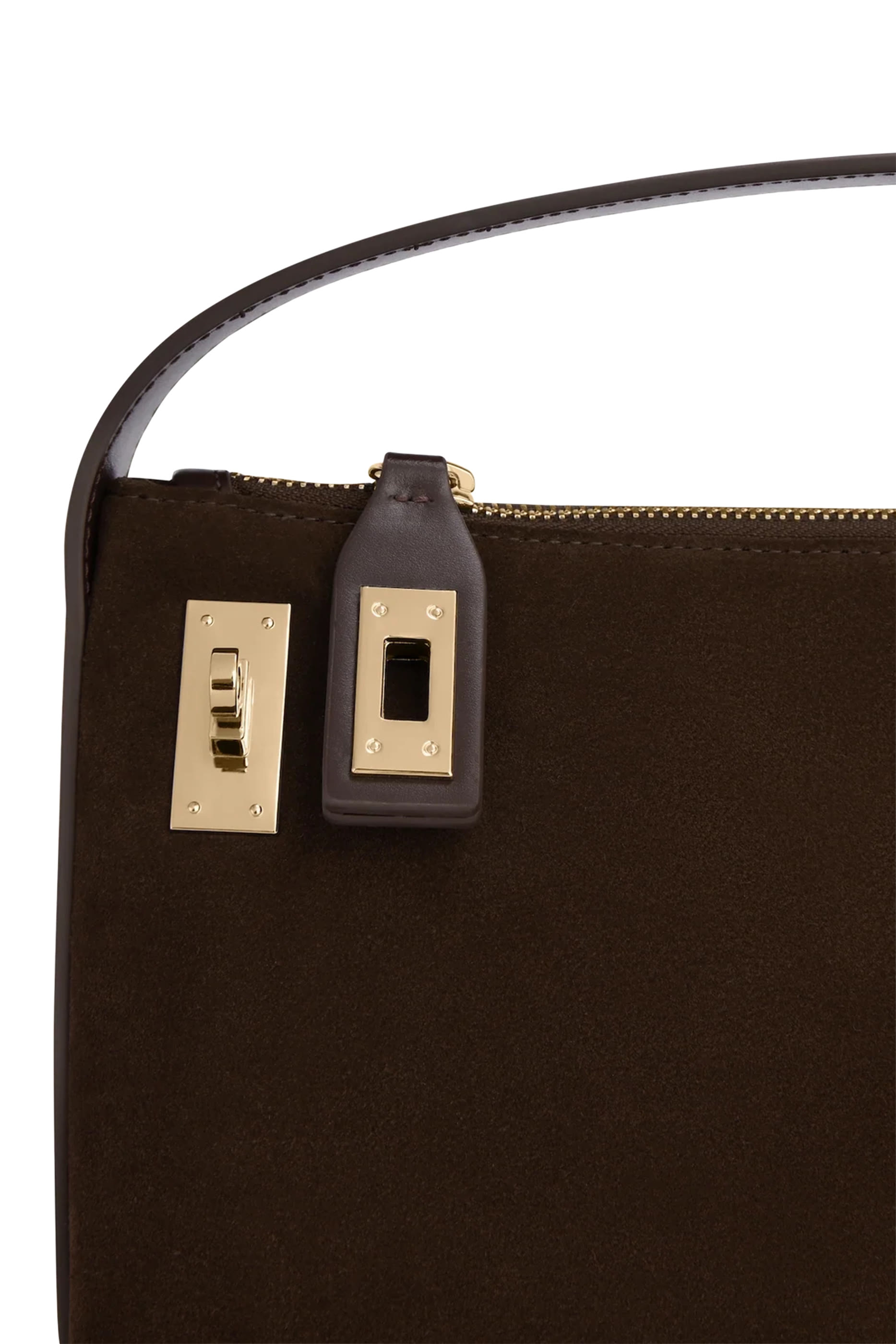 حقيبة هوبو شمواه بحلي بلون ذهبي