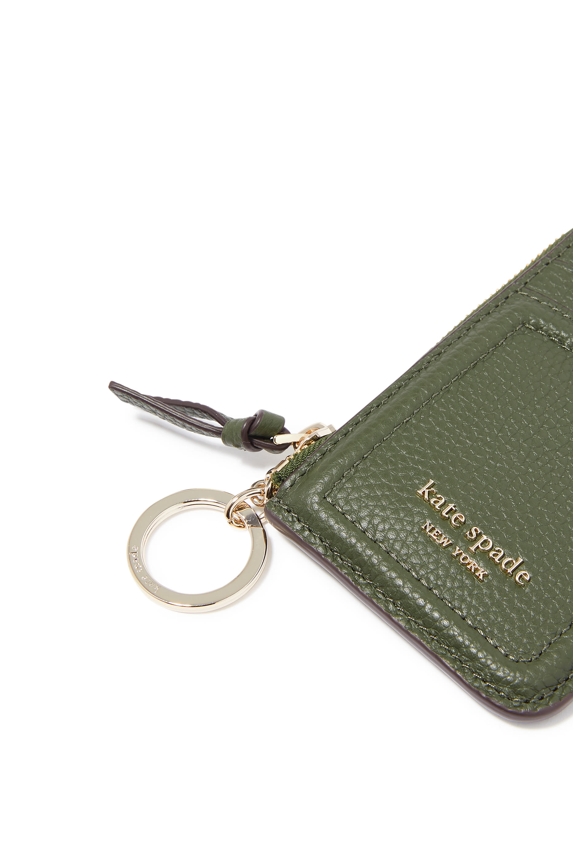 حافظة بطاقات بسحاب بعقدة