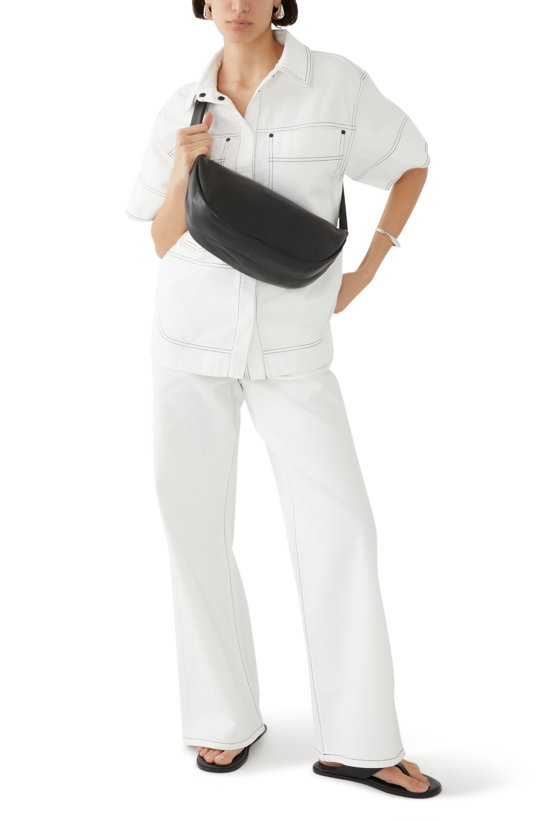 بنطال جينز هانا بقصة ساق مستقيمة