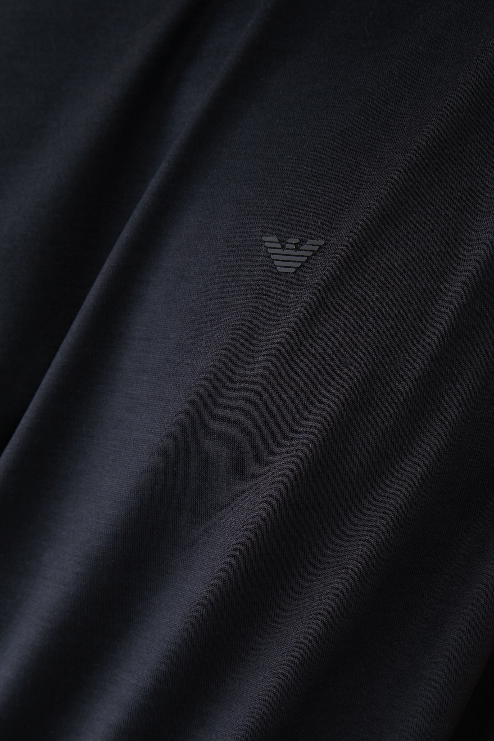 تيشيرت بشعار الماركة بحجم صغير قطن-لايوسيل