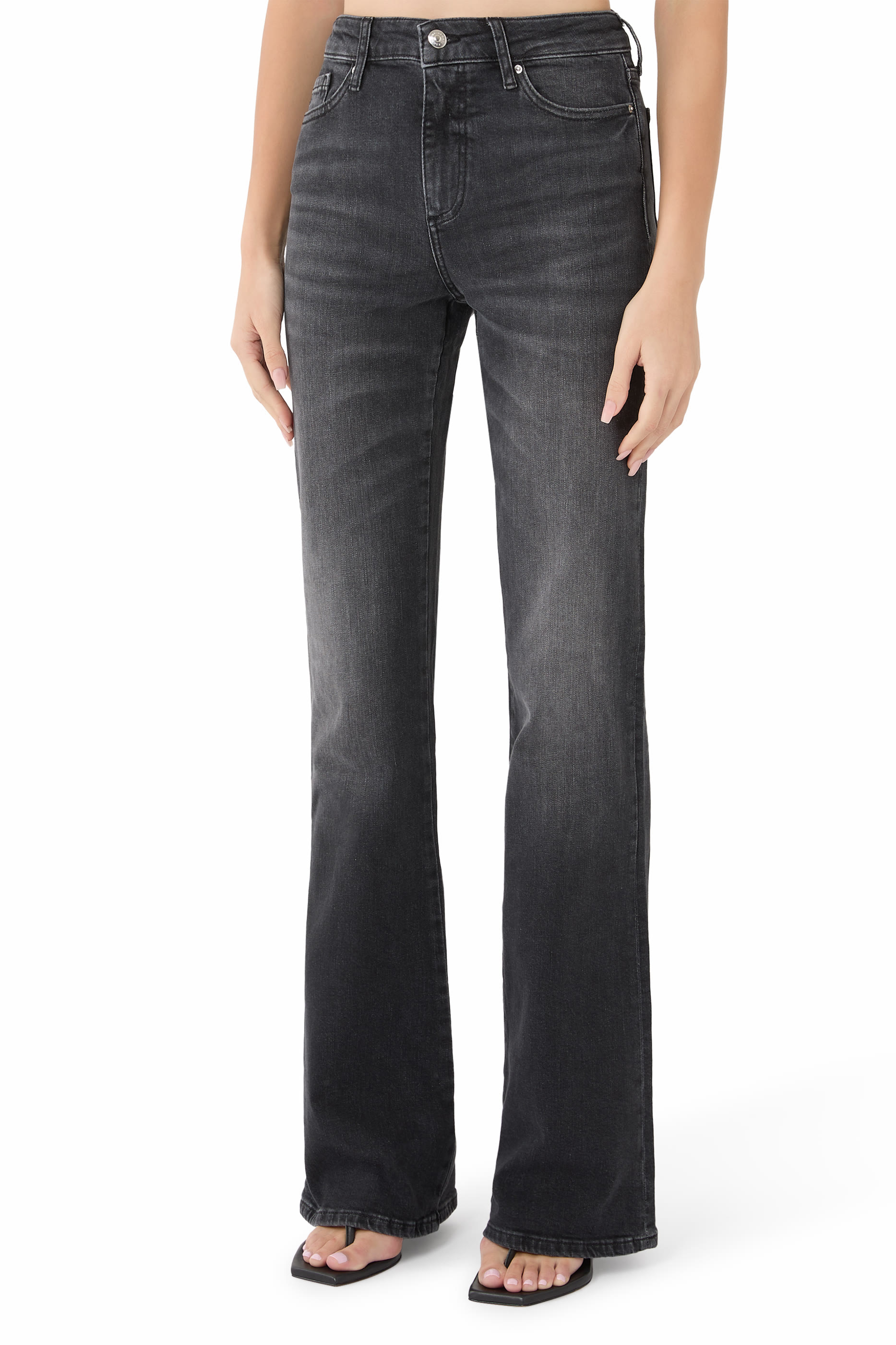 Flared Ultra Stretch 5-Pocket Pants