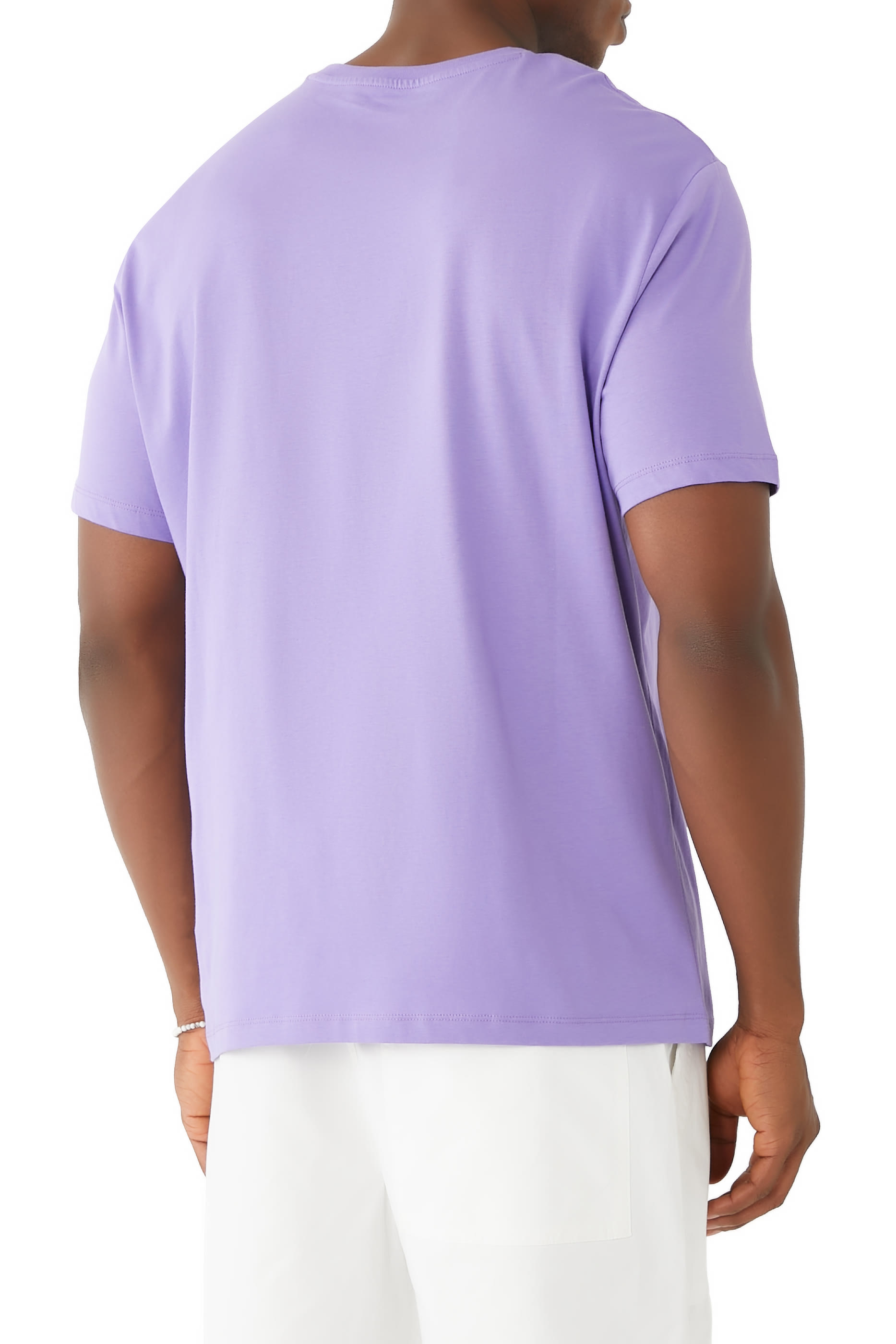 تيشيرت ميتا نايتشر بشعار الماركة بنمط عمودي