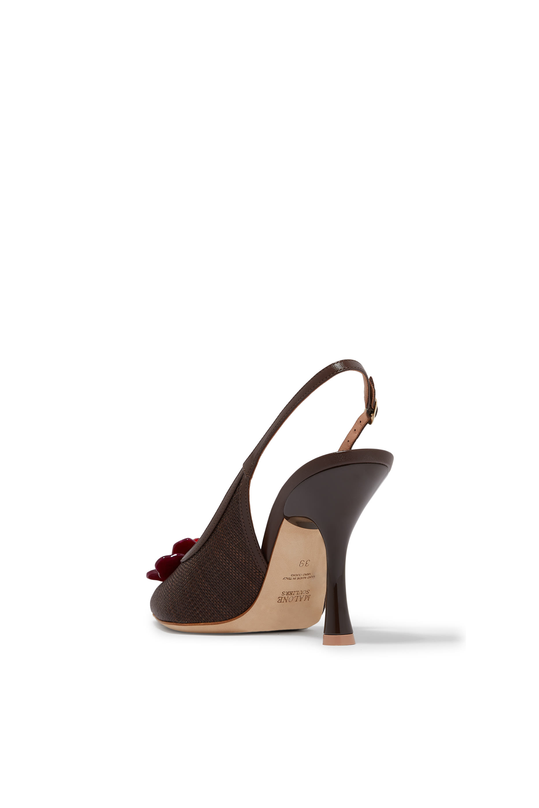 حذاء كلاسيكي كريسي 90 بسير خلفي بلون بني داكن خوض