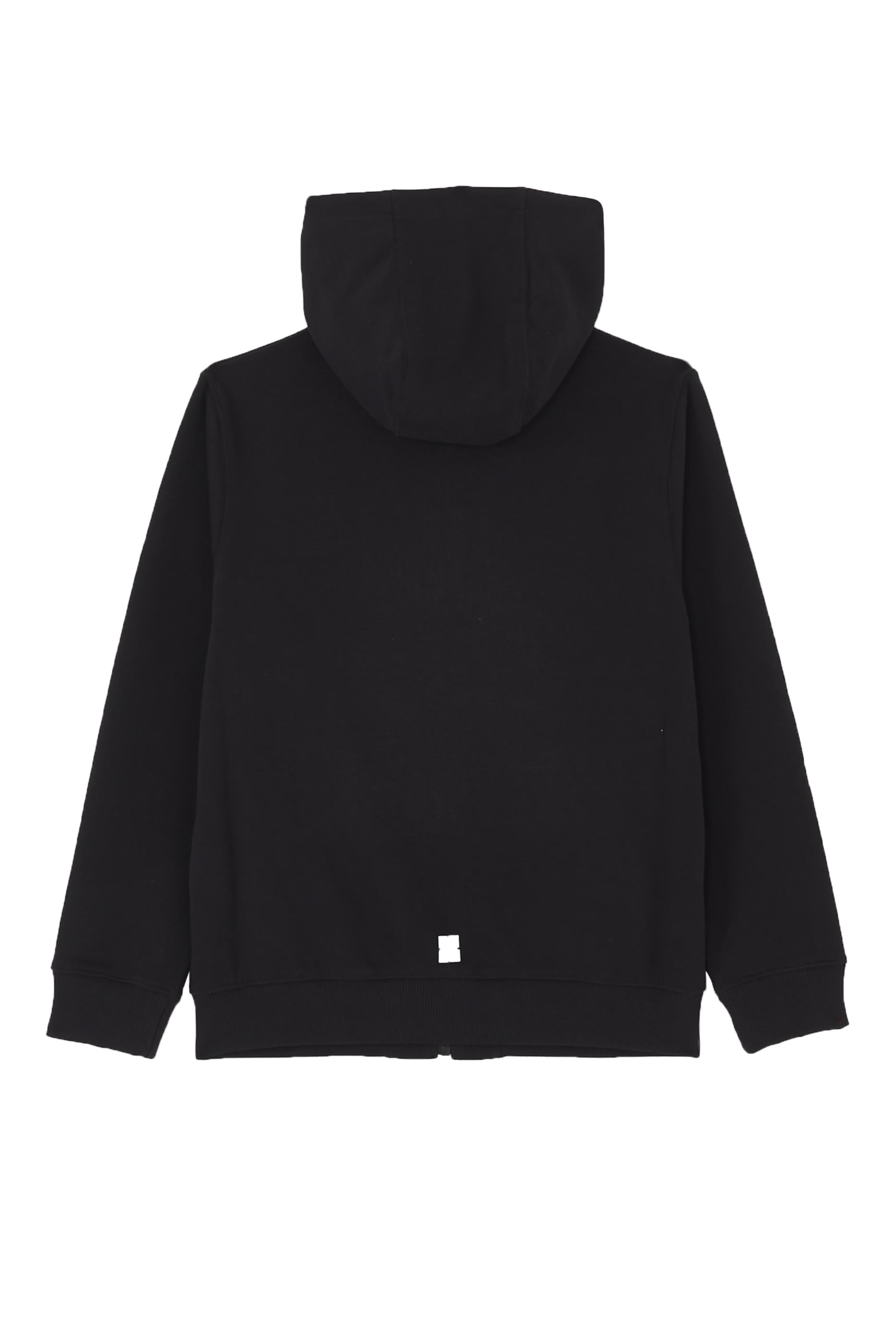 كارديغان بغطاء رأس بطبعات شعار الماركة للأطفال